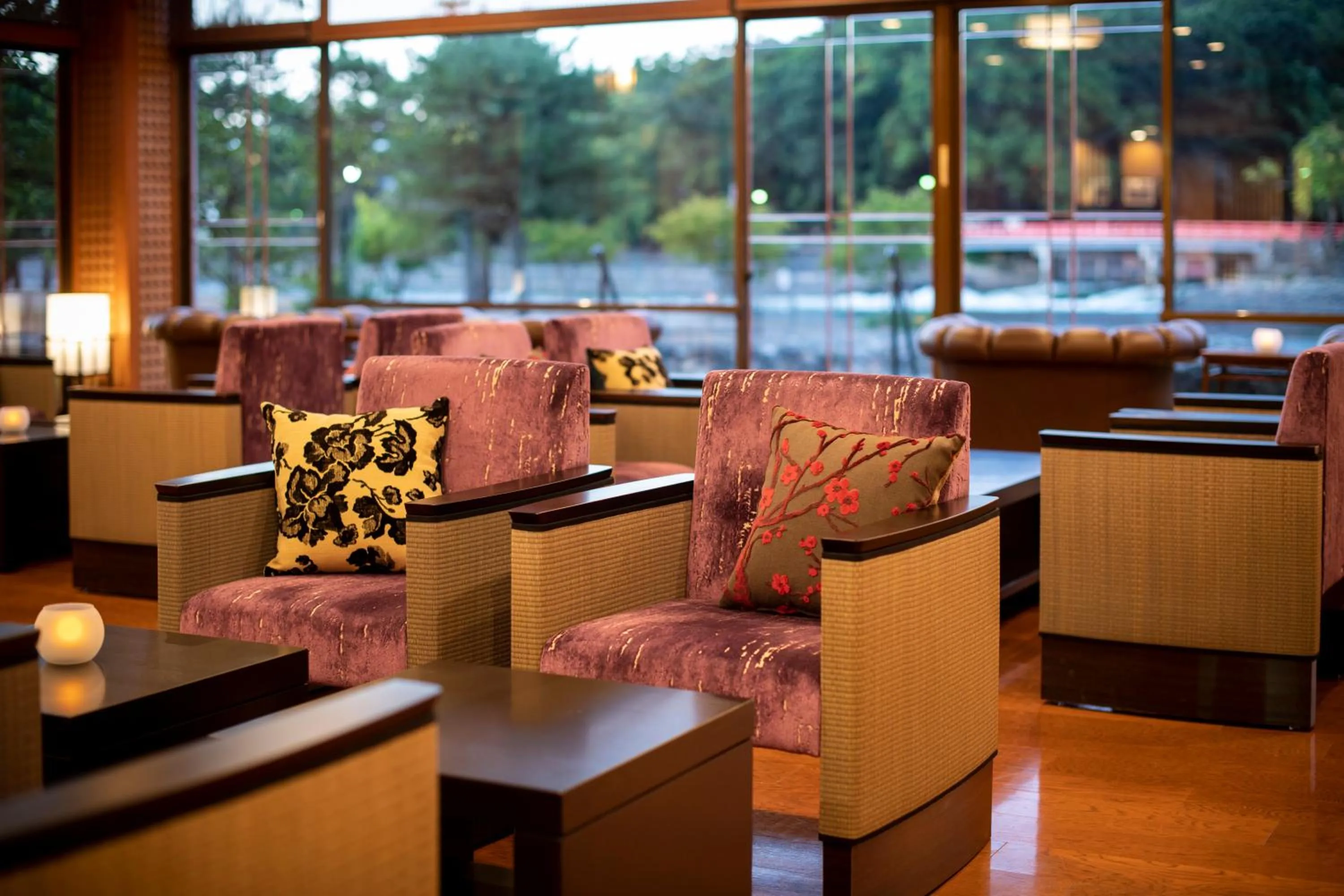 Lobby or reception in Hanayashiki Ukifune-en