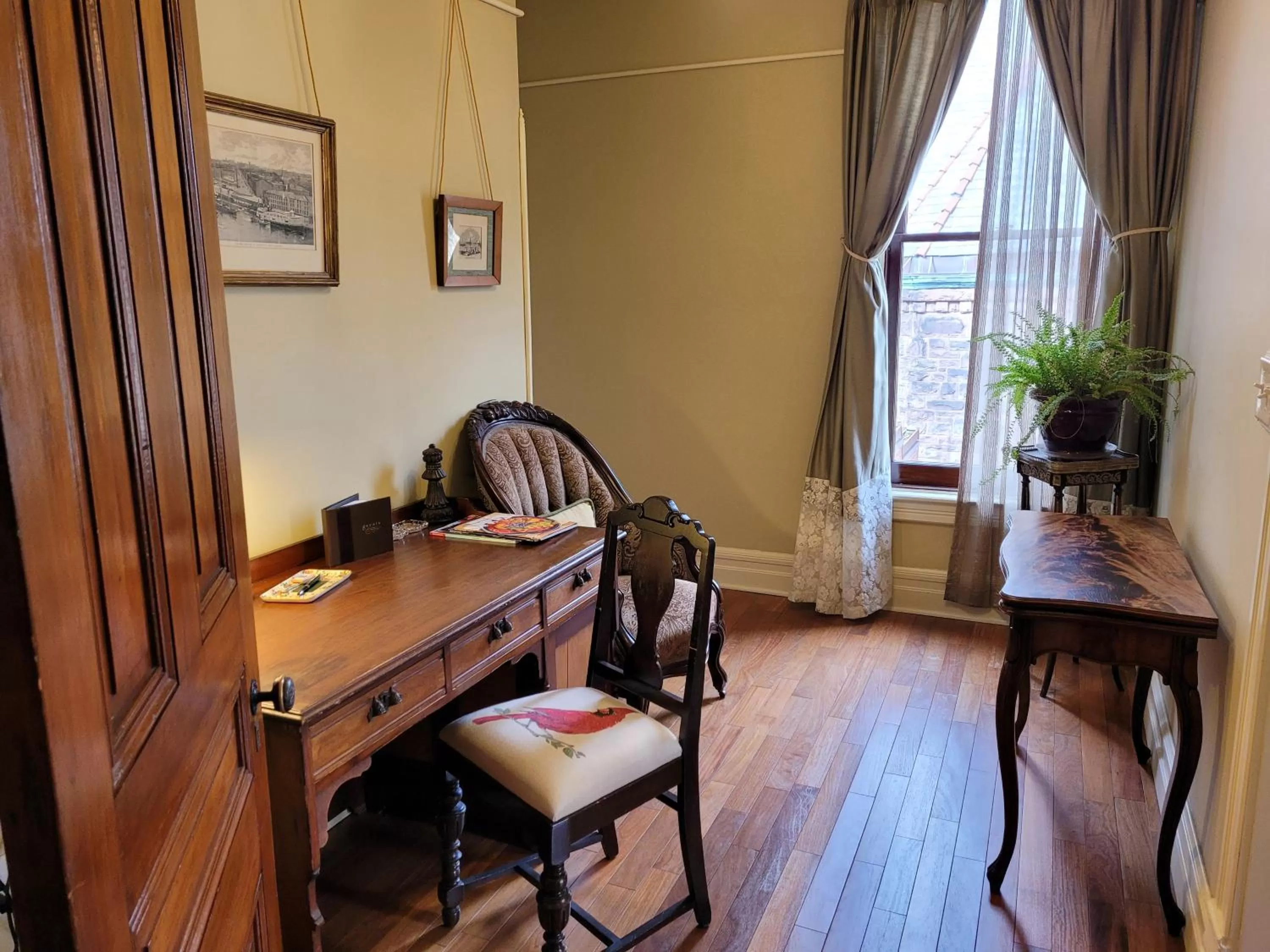Seating area in Buffalo Harmony House