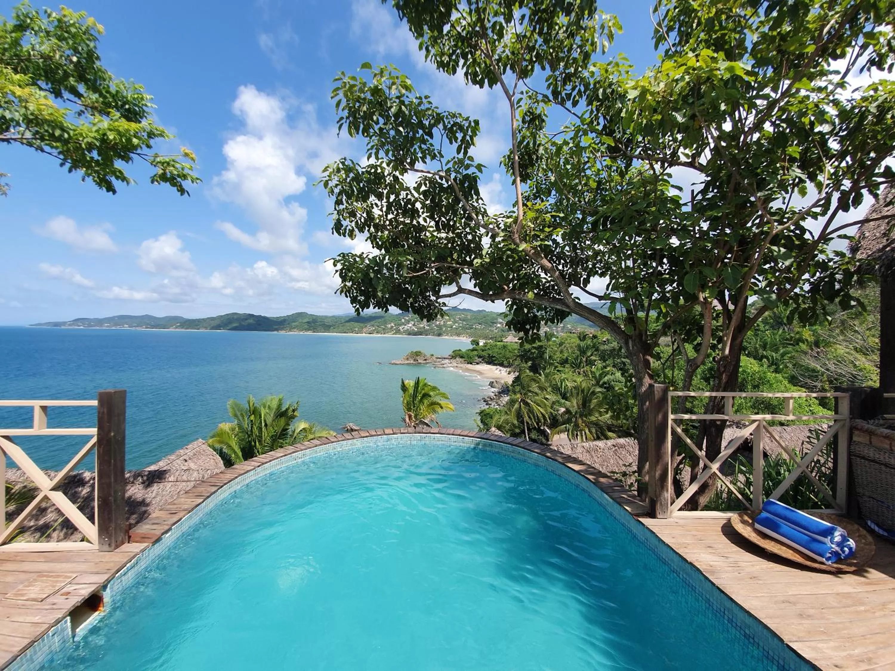 Swimming pool in Hotel Boutique Siete Lunas