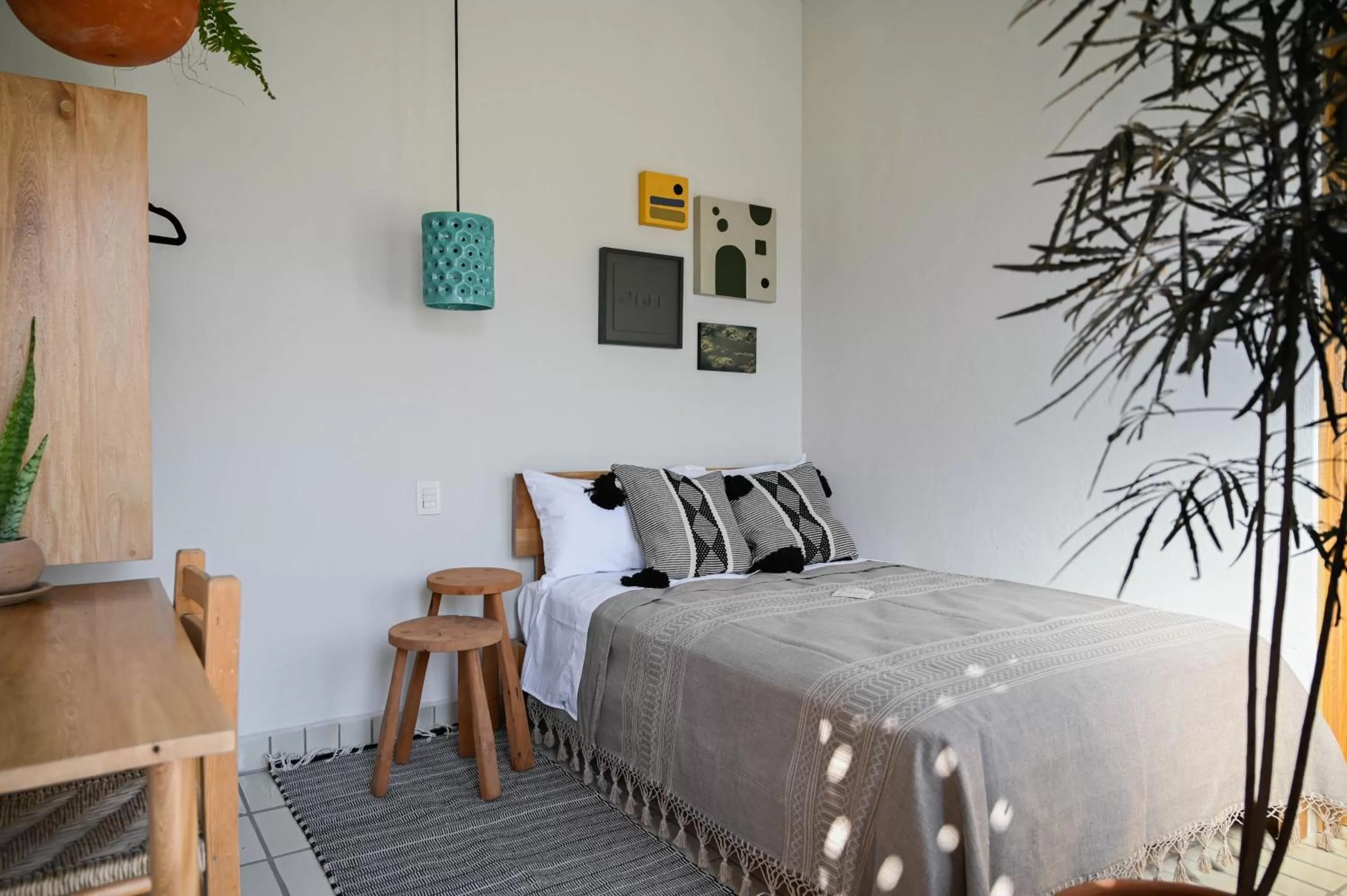 Bed in Casa Kali by Barrio México