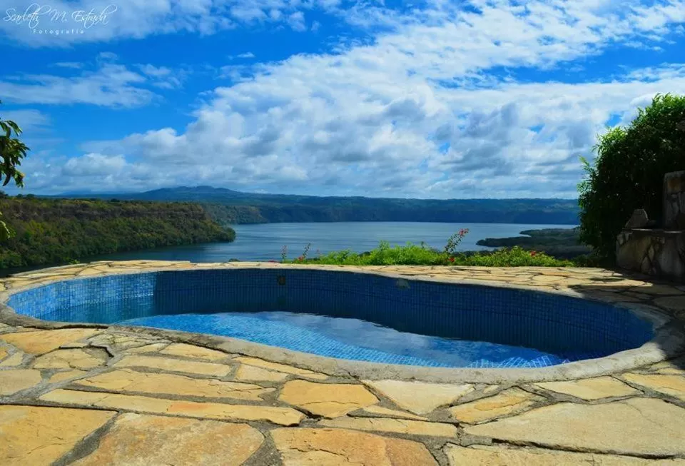 Swimming Pool in Las Cabañas Encantadas de Nindirí