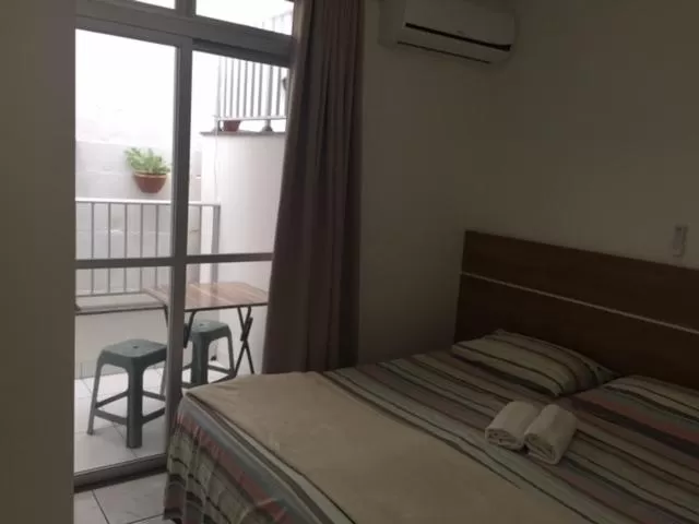 Bed in Pousada Almeida