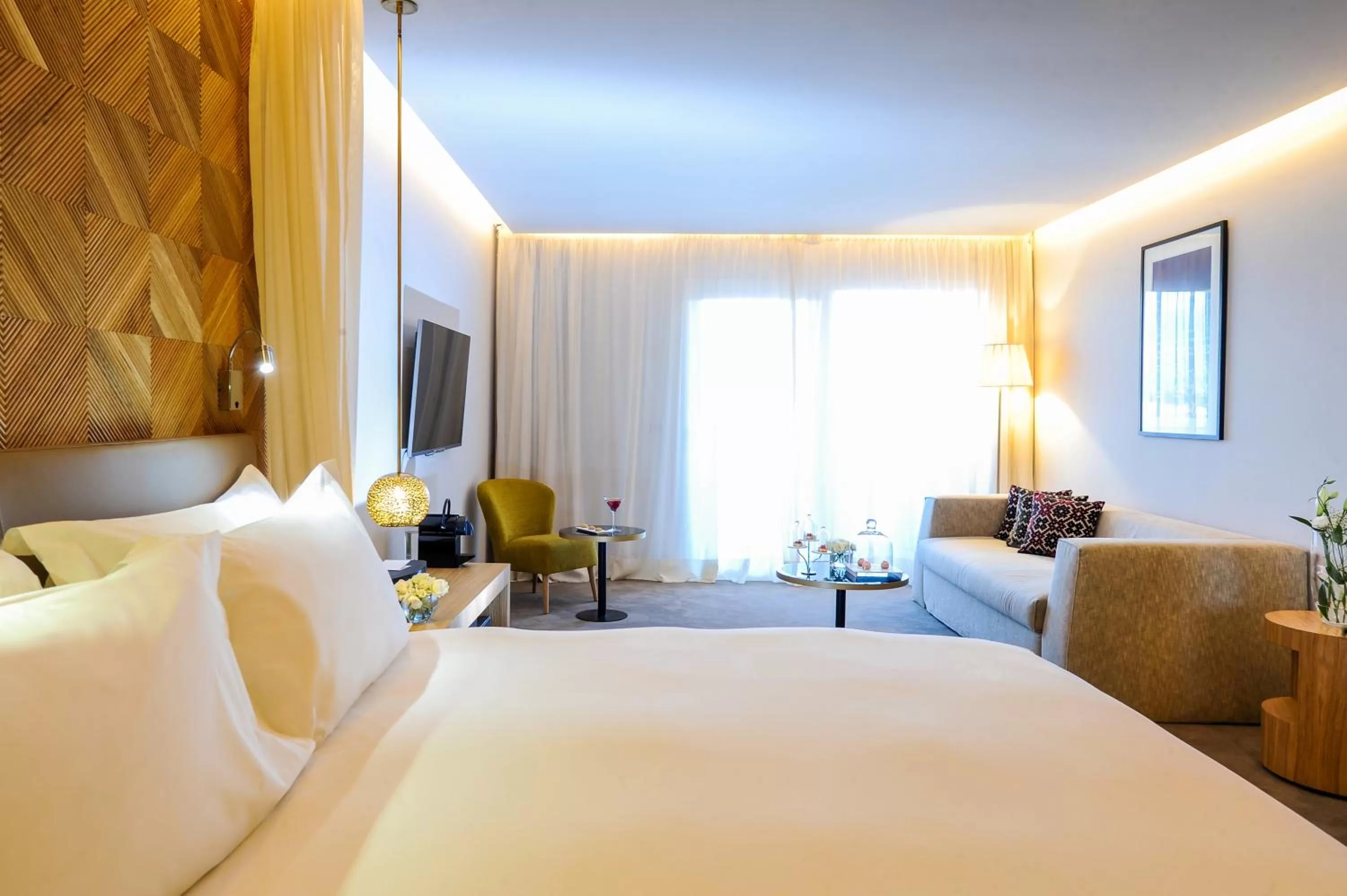 Bed in Sofitel Marrakech Palais Impérial & Spa