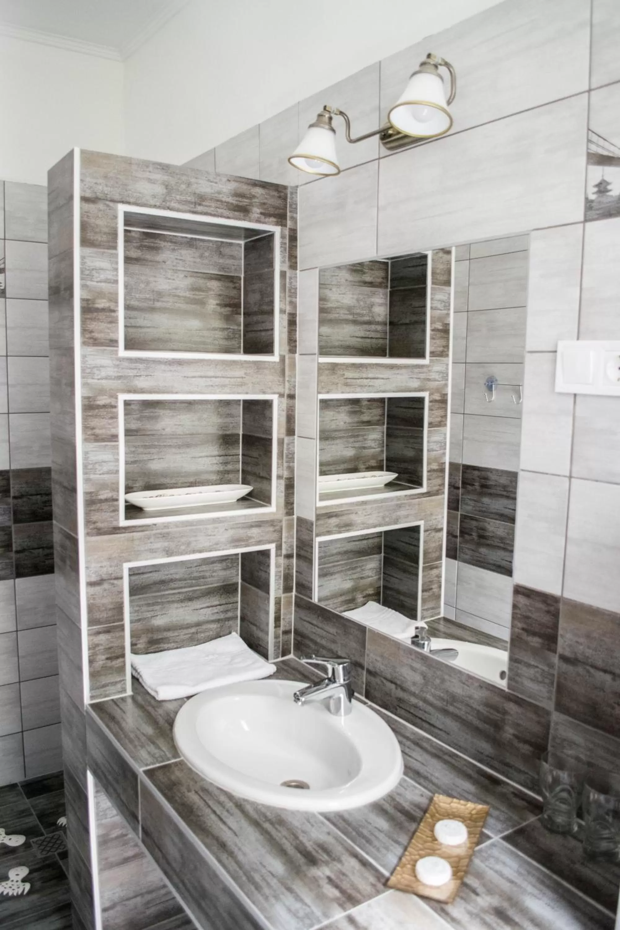 Bathroom in Petra Hotel