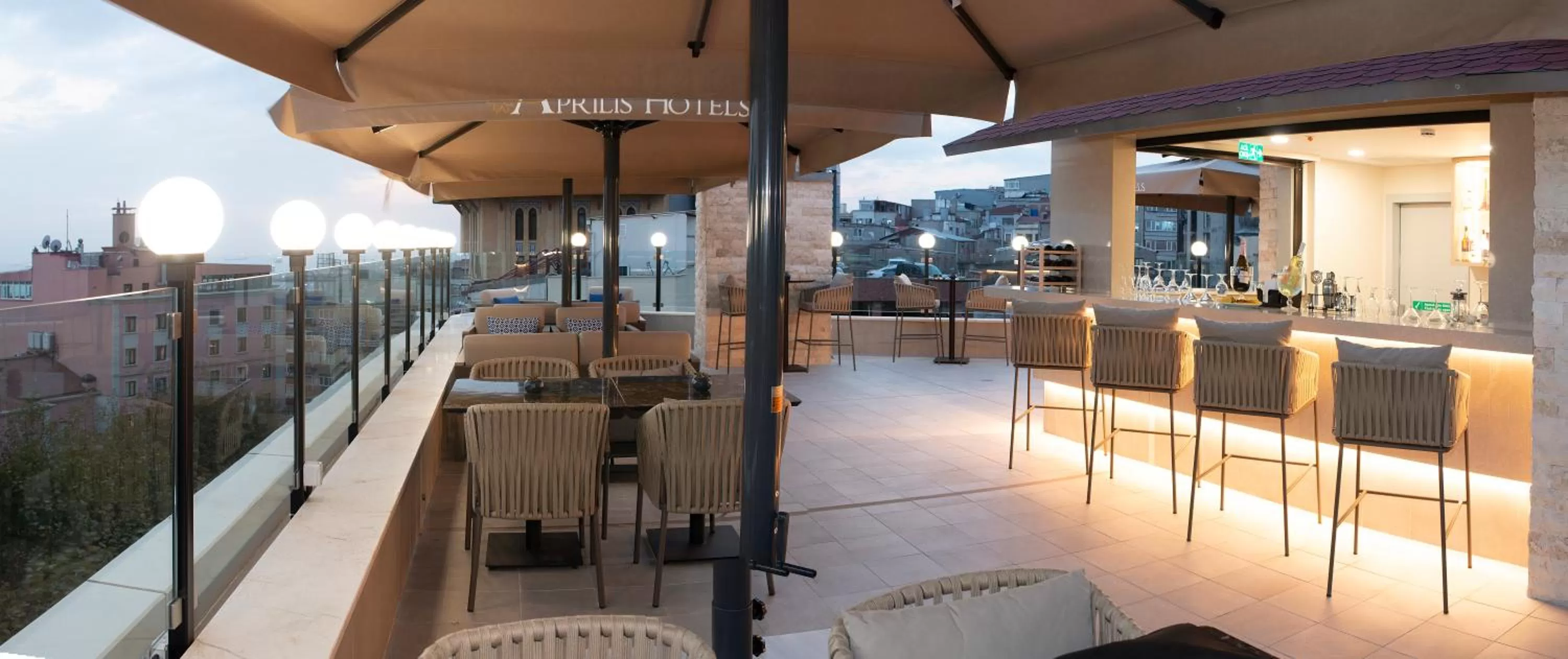 Balcony/Terrace in Aprilis Deluxe Hotel