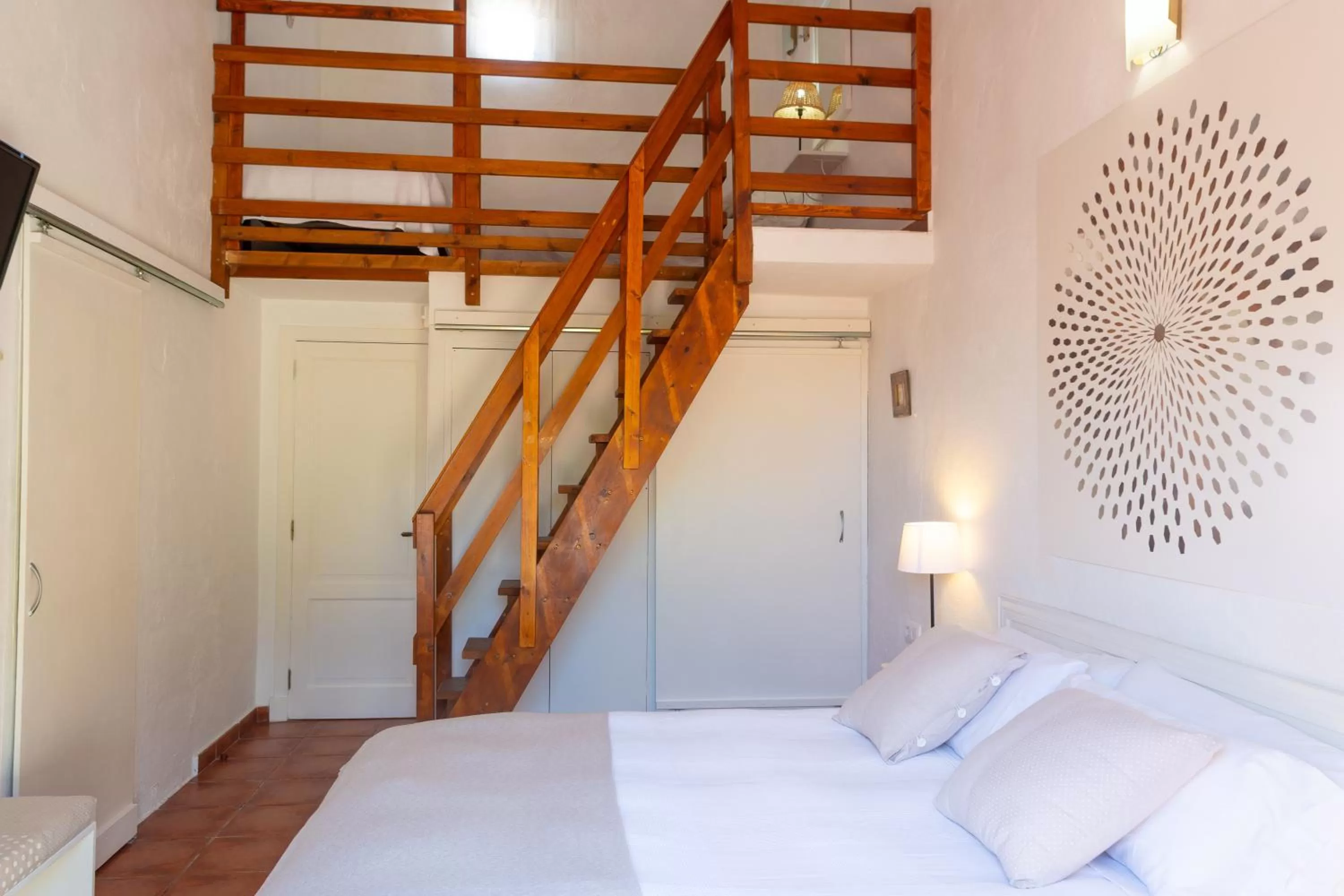 Bed in Agroturismo Binissafullet Vell