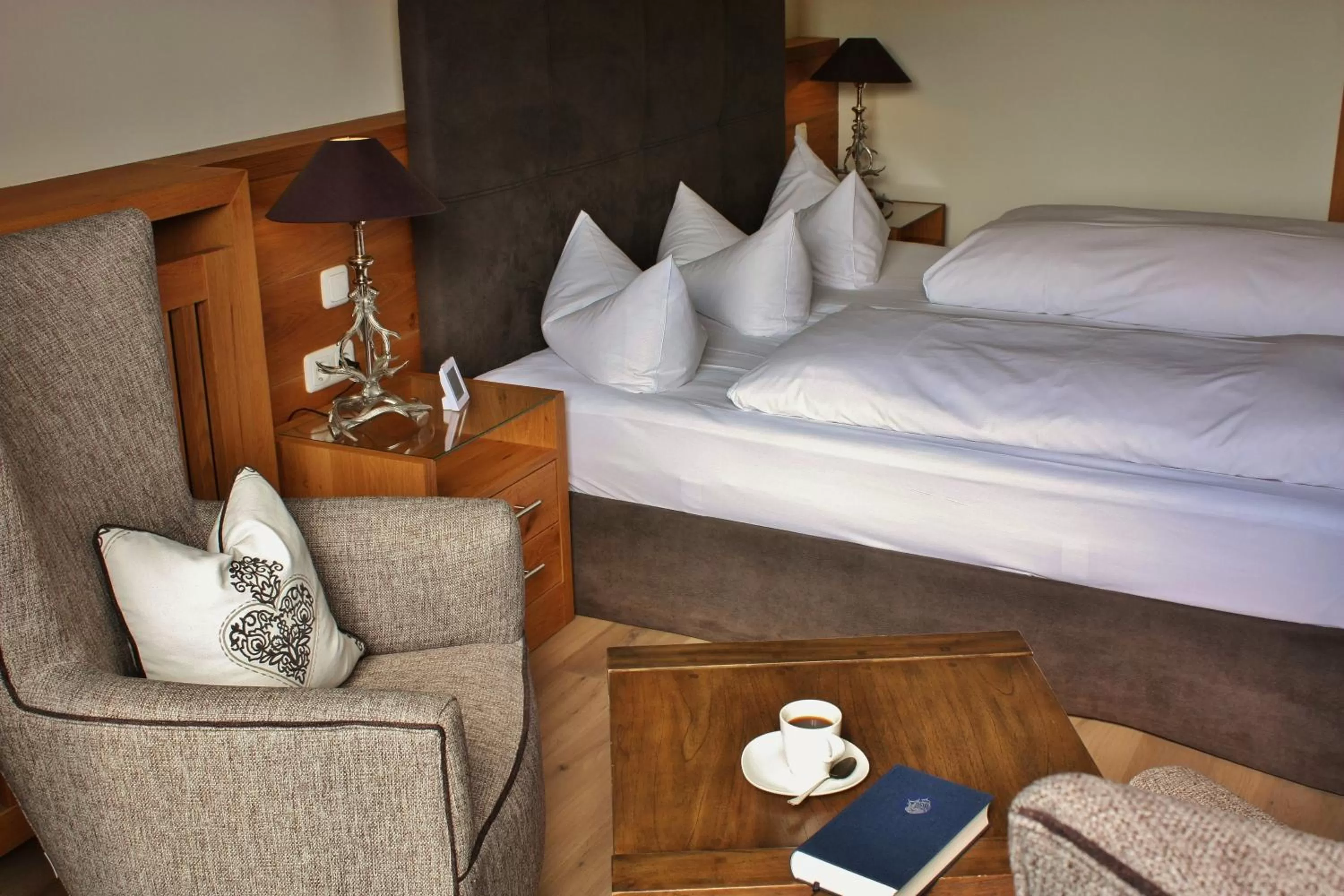 Bed in Parkhotel am Soier See