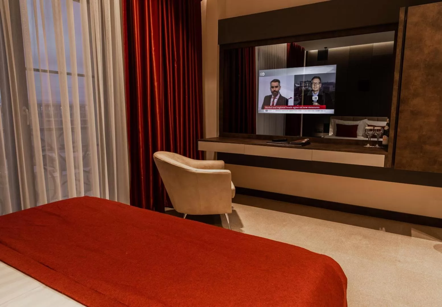 TV/Entertainment Center in Venus Hotel