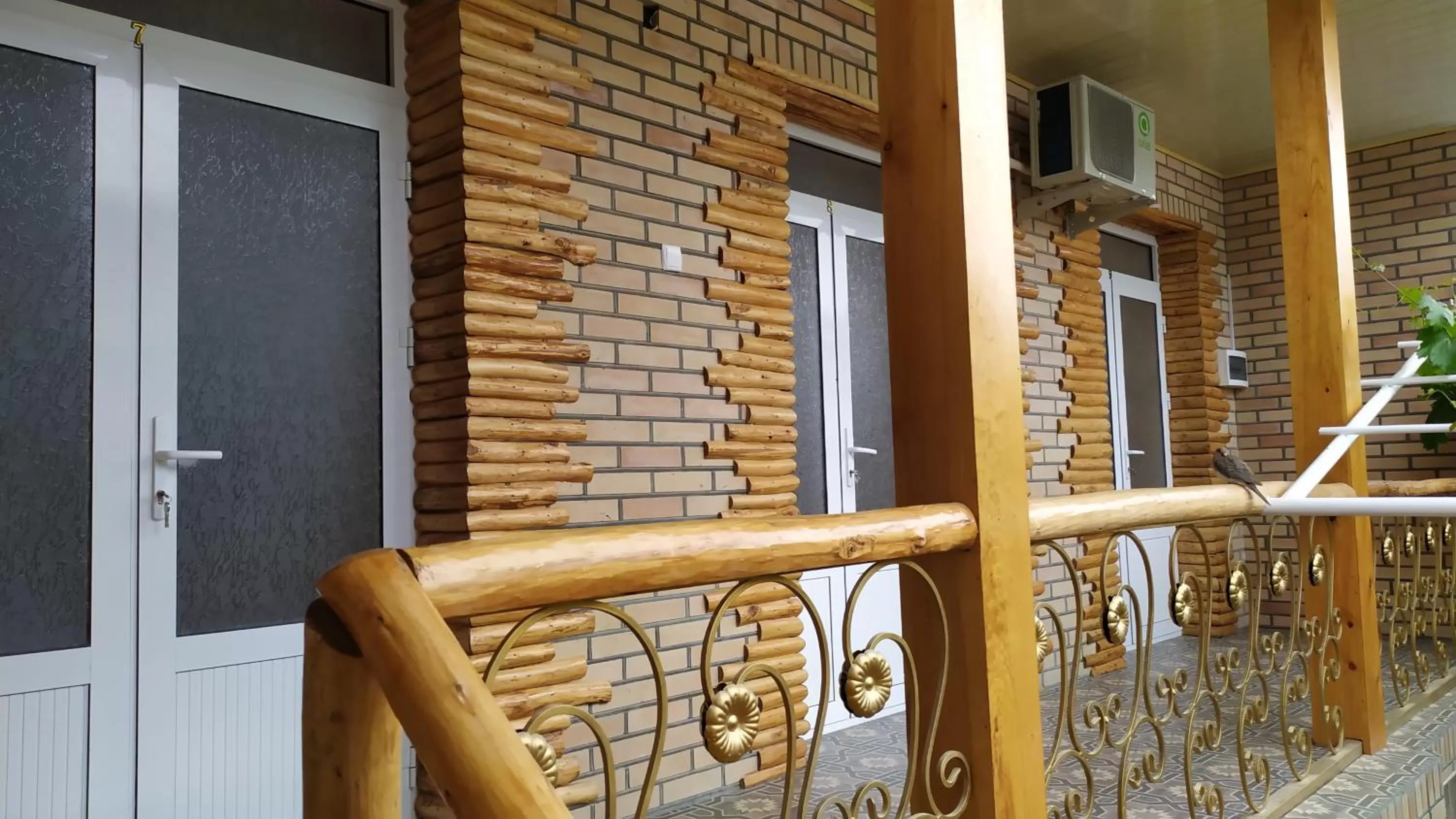 Balcony/Terrace in Alisher B&B Chorbog'