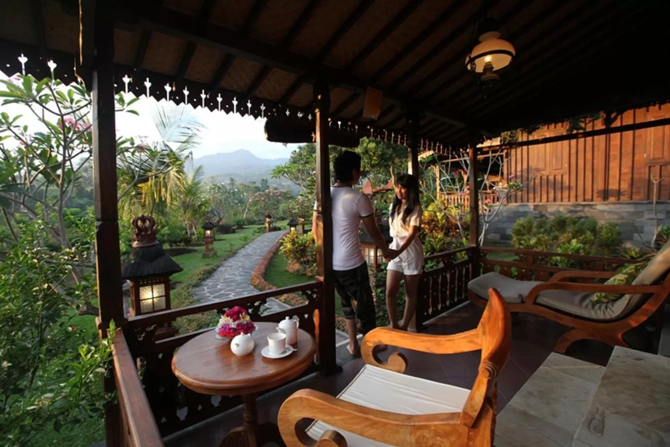 Children play ground in Shanti Natural Panorama View Hotel