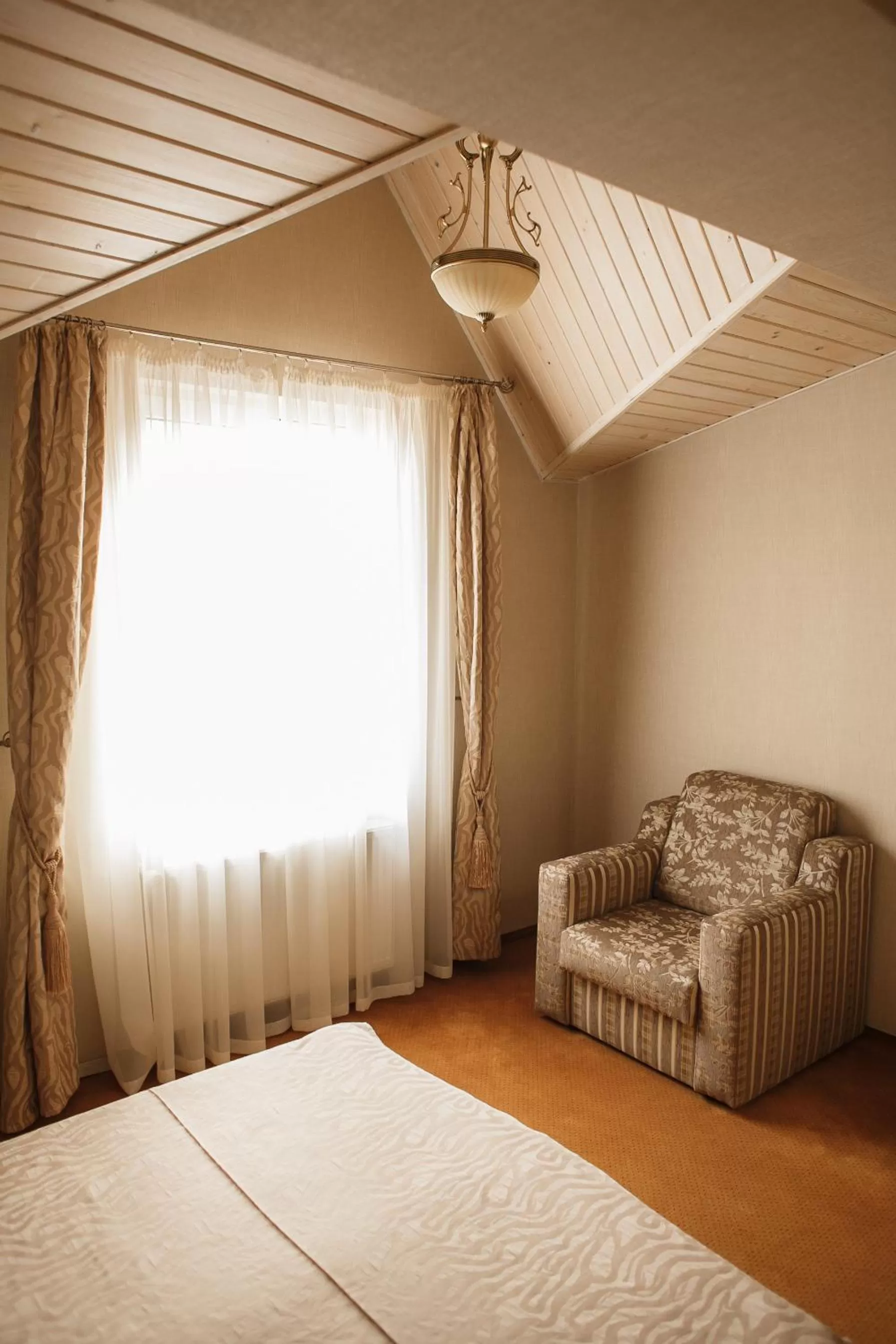 Decorative detail, Bed in Georg Palace Hotel