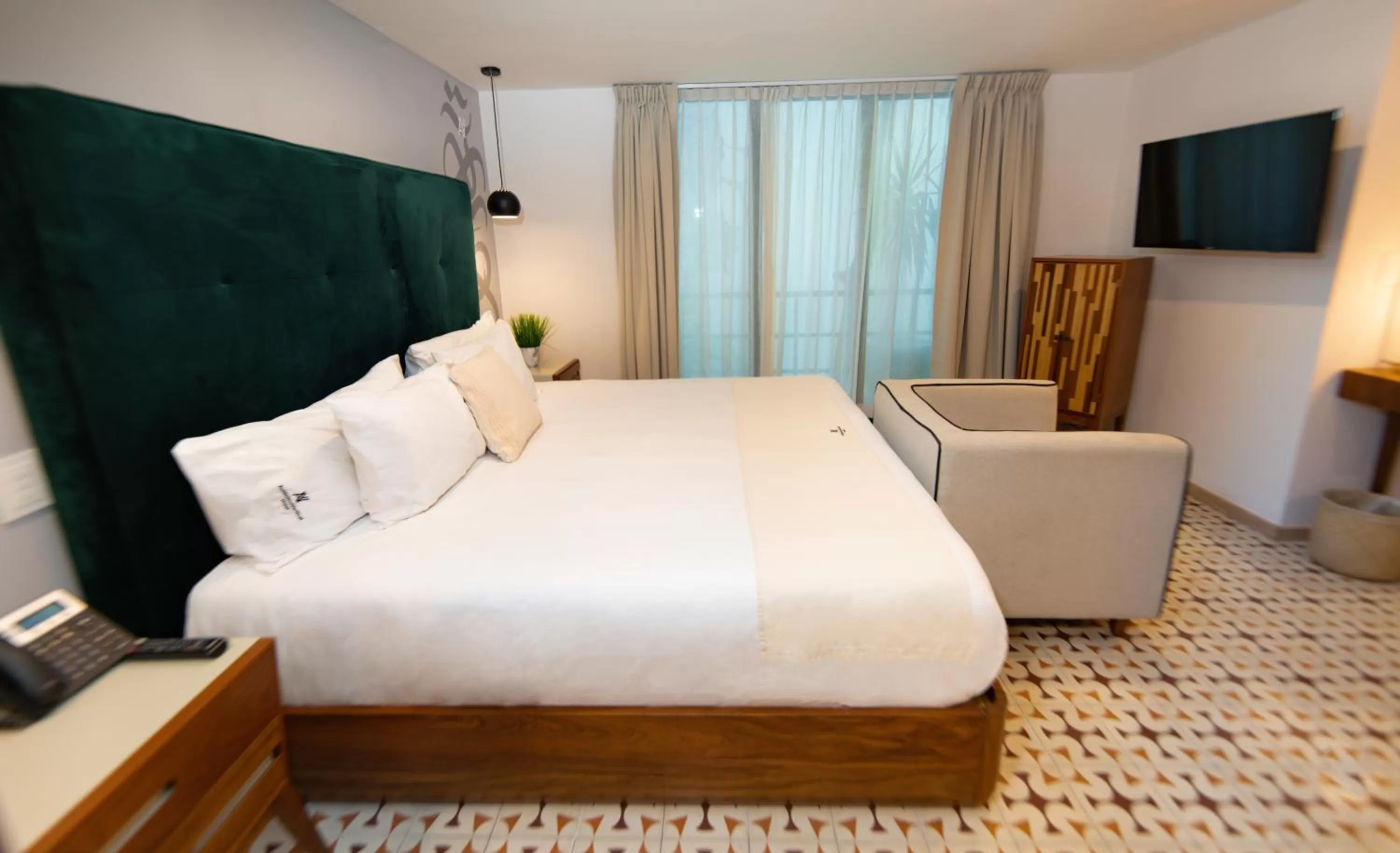 Bed in Auténtico Vertical Playa del Carmen