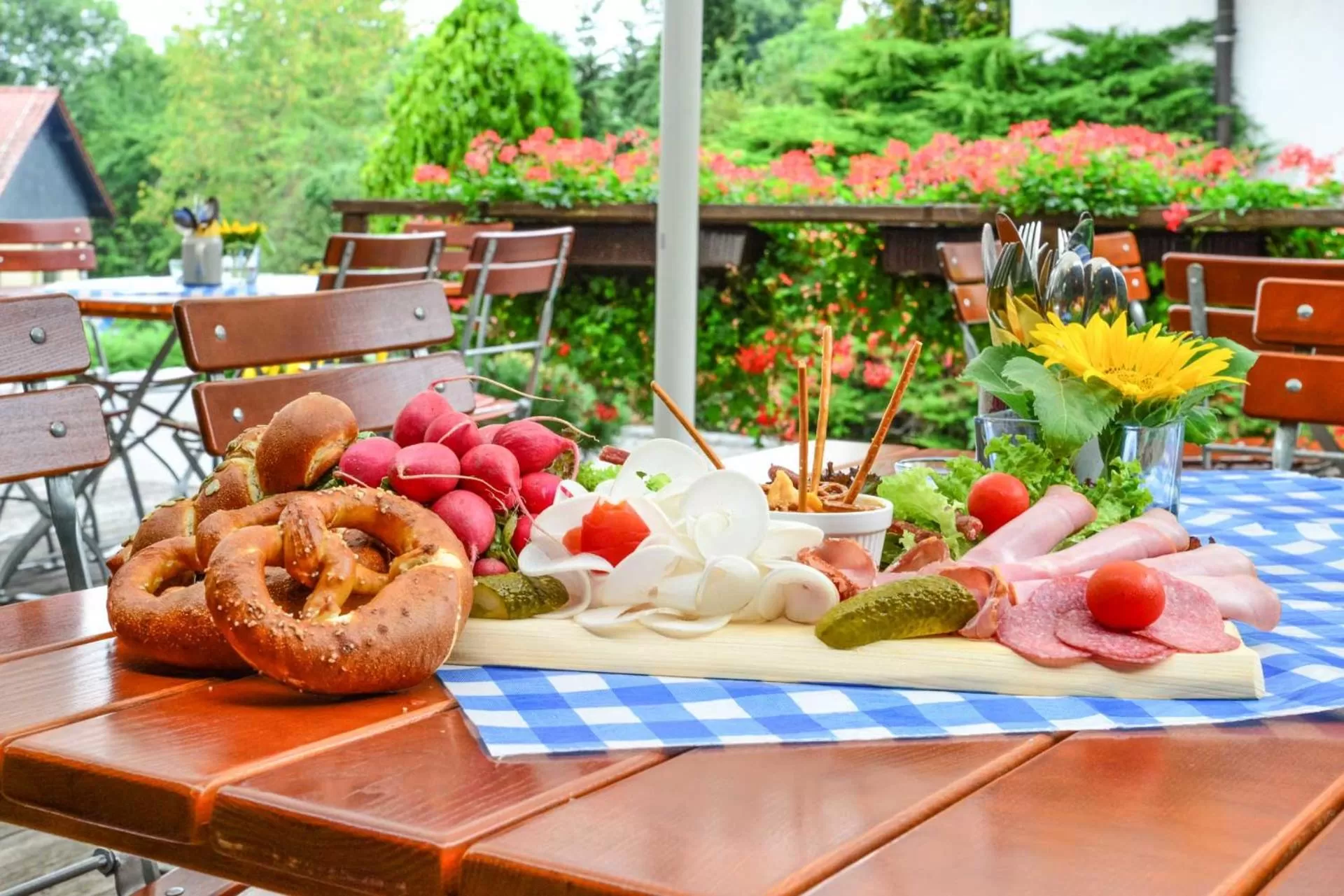 Garden, Breakfast in Landhotel Steiner