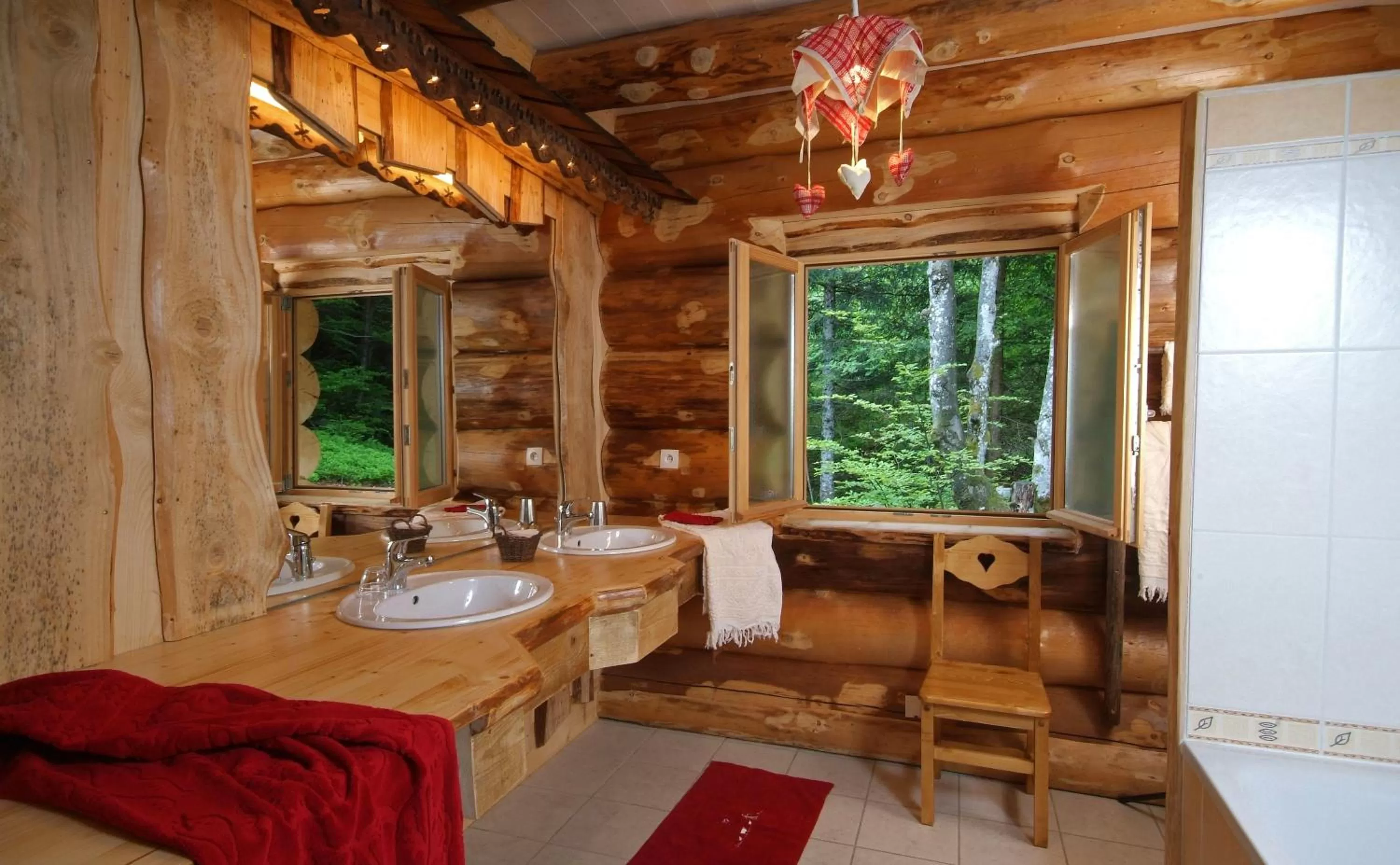 Bathroom in Le Couarôge Chalets et Appartements