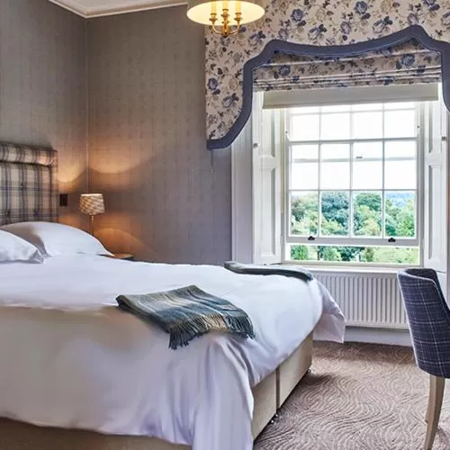 Bed in Walwick Hall Country Estate and Spa