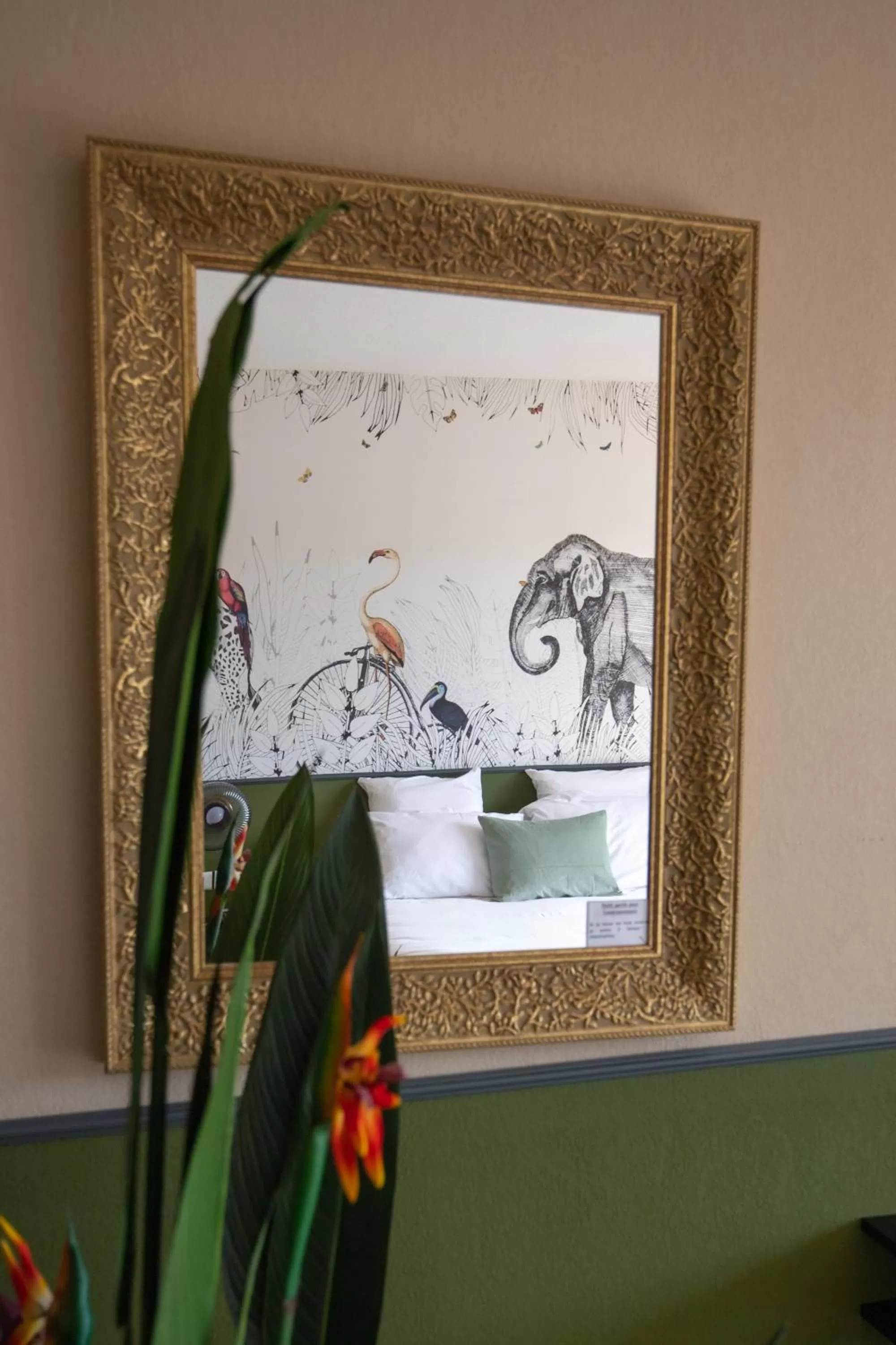 Decorative detail in Hôtel La Perna