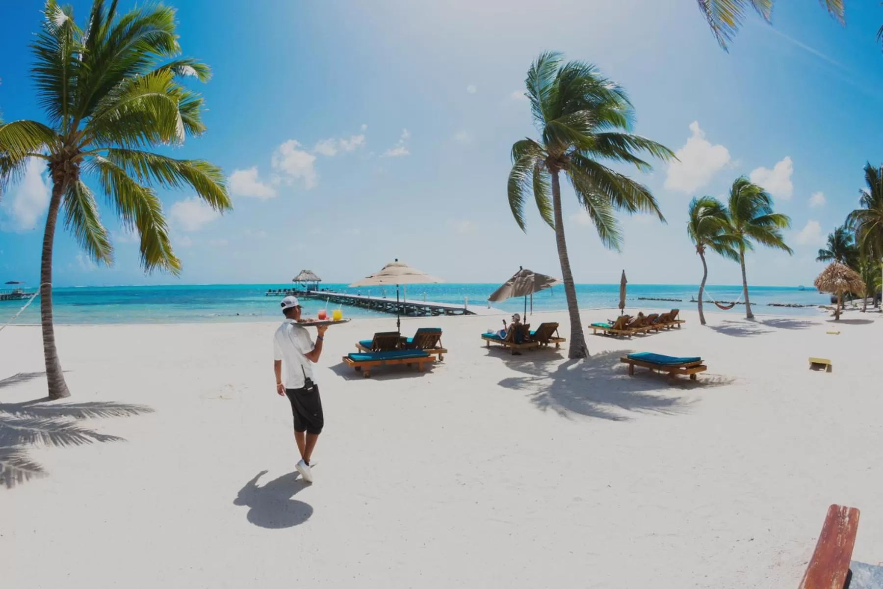 People, Beach in Pelican Reef Villas Resort
