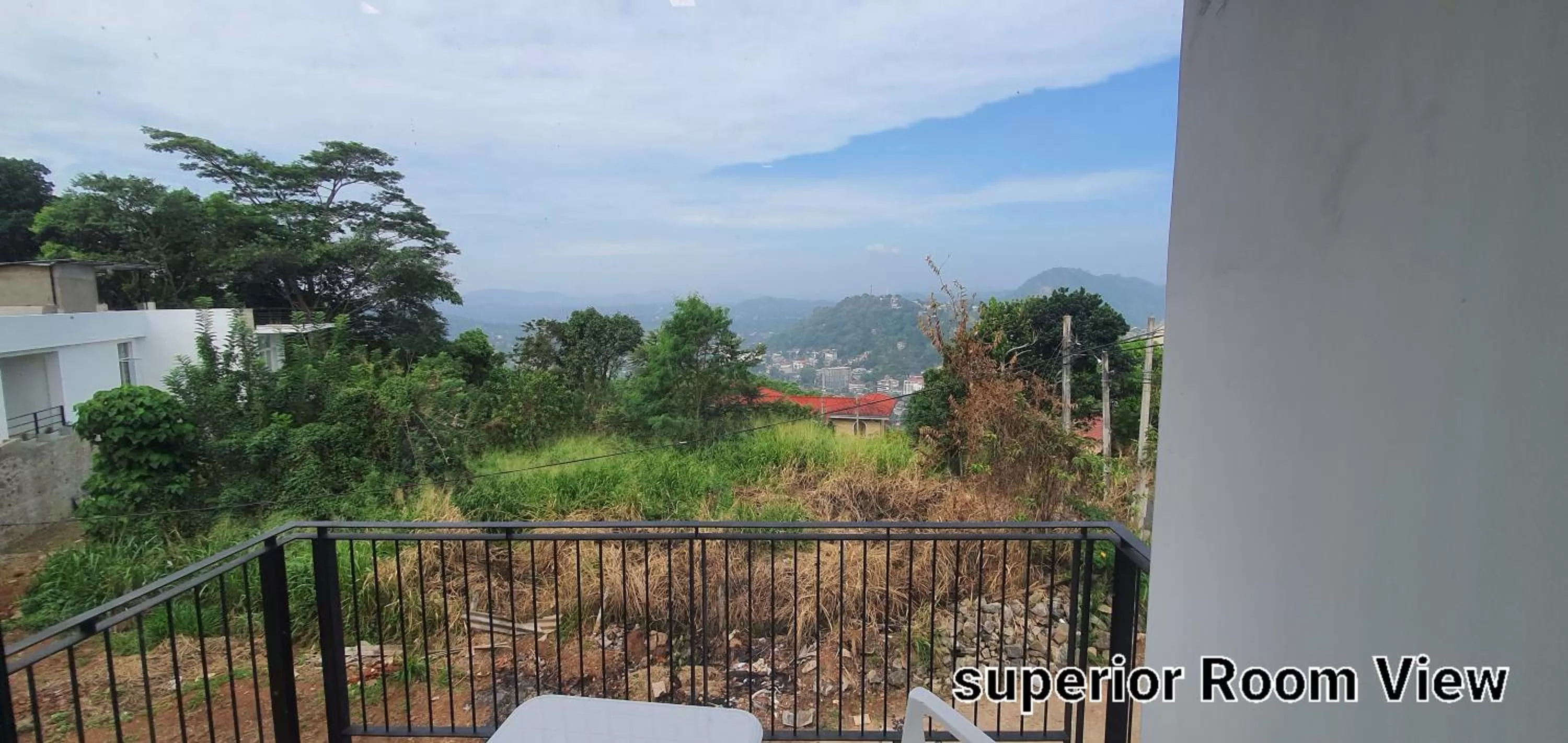 Balcony/Terrace in Hotel Kandyan View ''Free pickup from Kandy city''