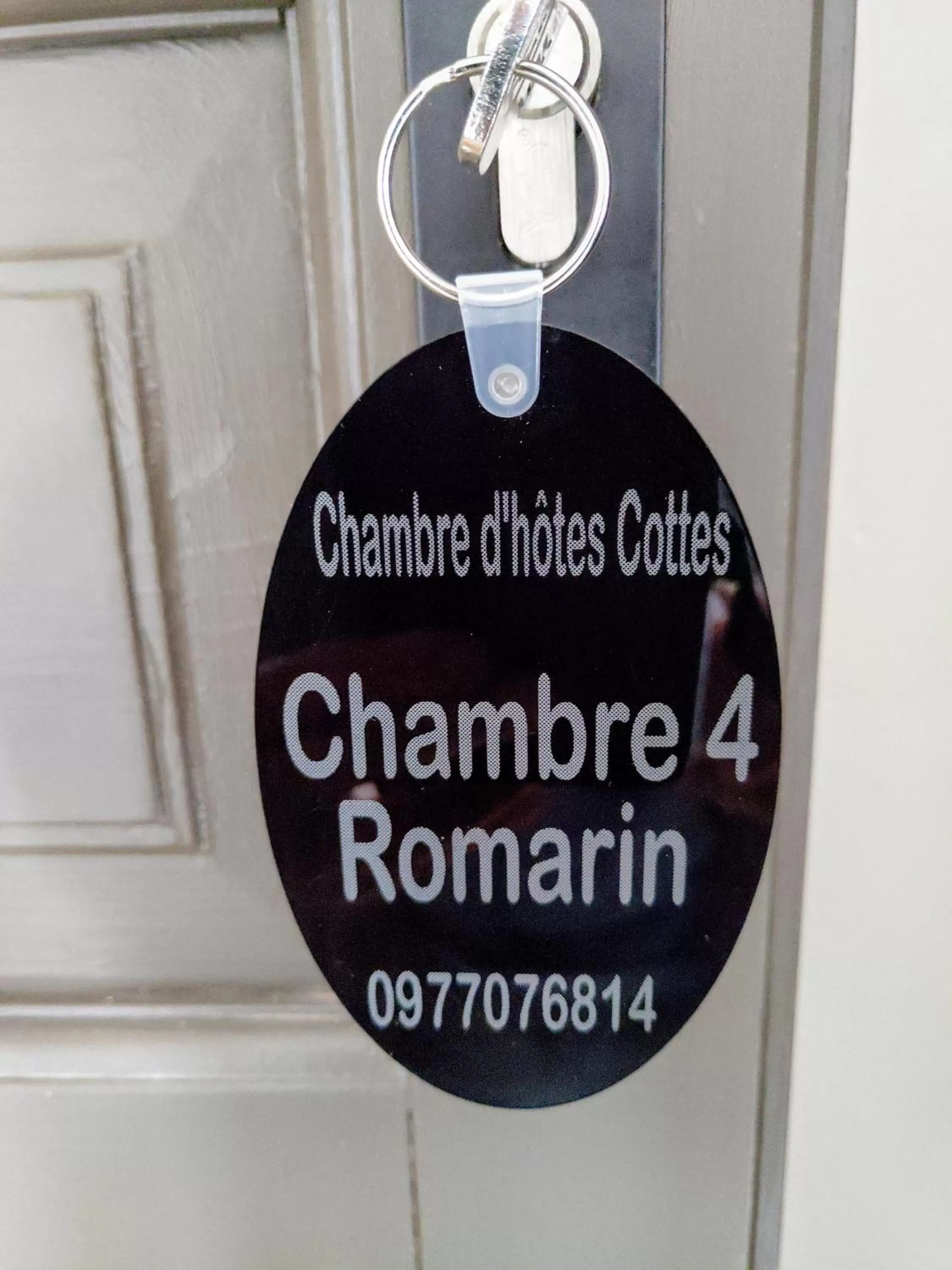 Decorative detail in Chambre d'hôtes Cottes