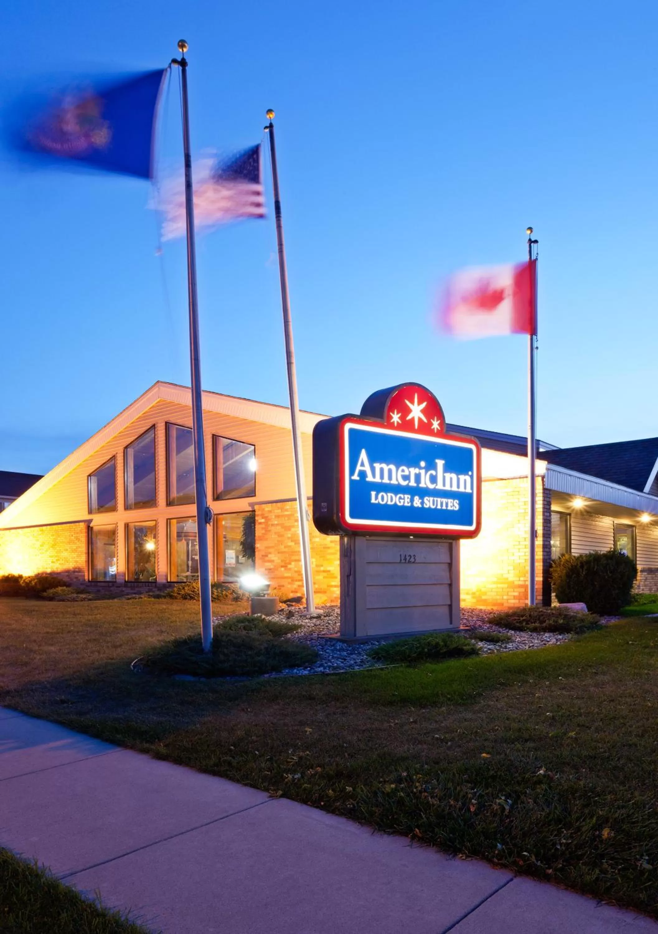 Facade/entrance in AmericInn by Wyndham Fargo West Acres