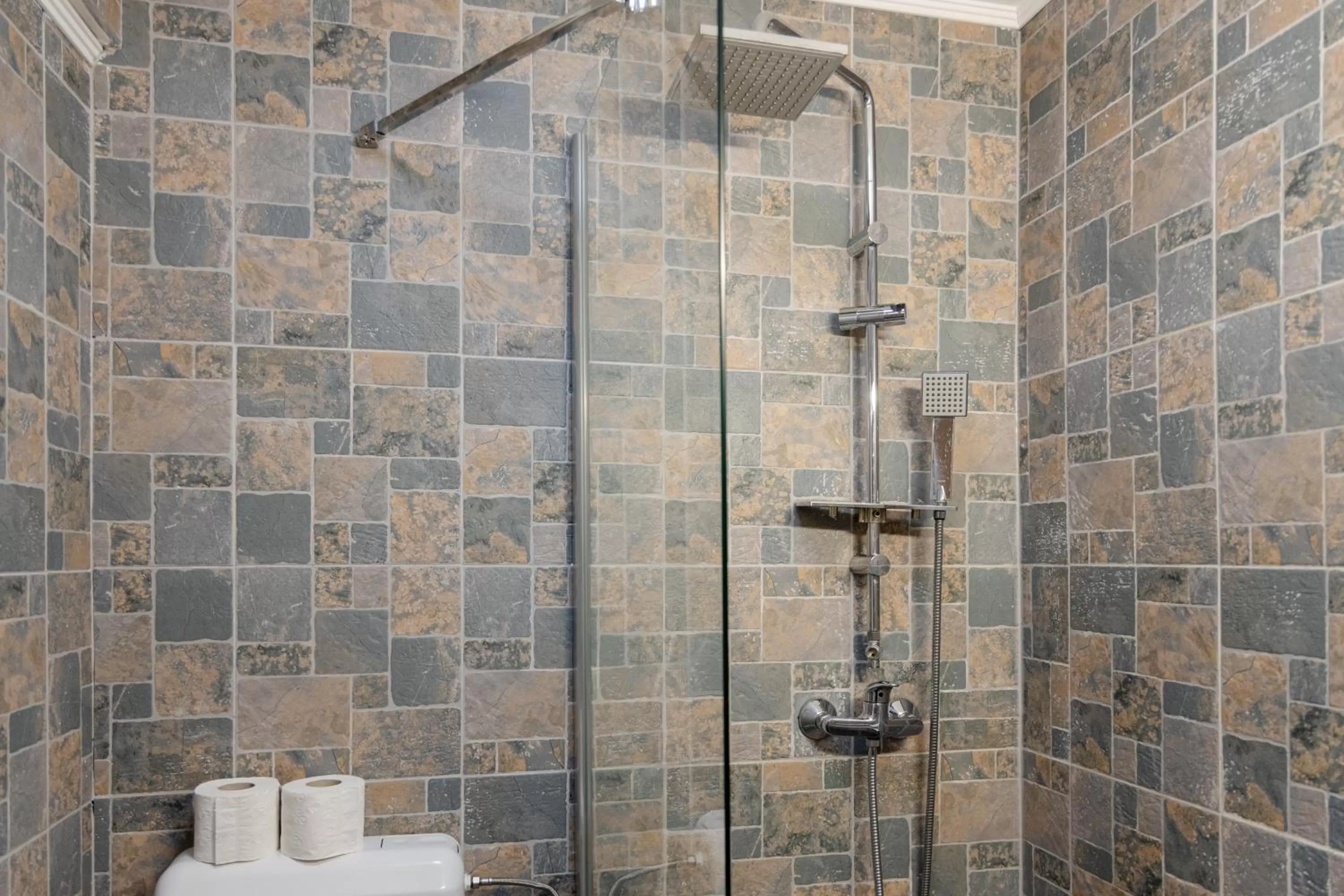 Bathroom in Pensiunea Pictorilor