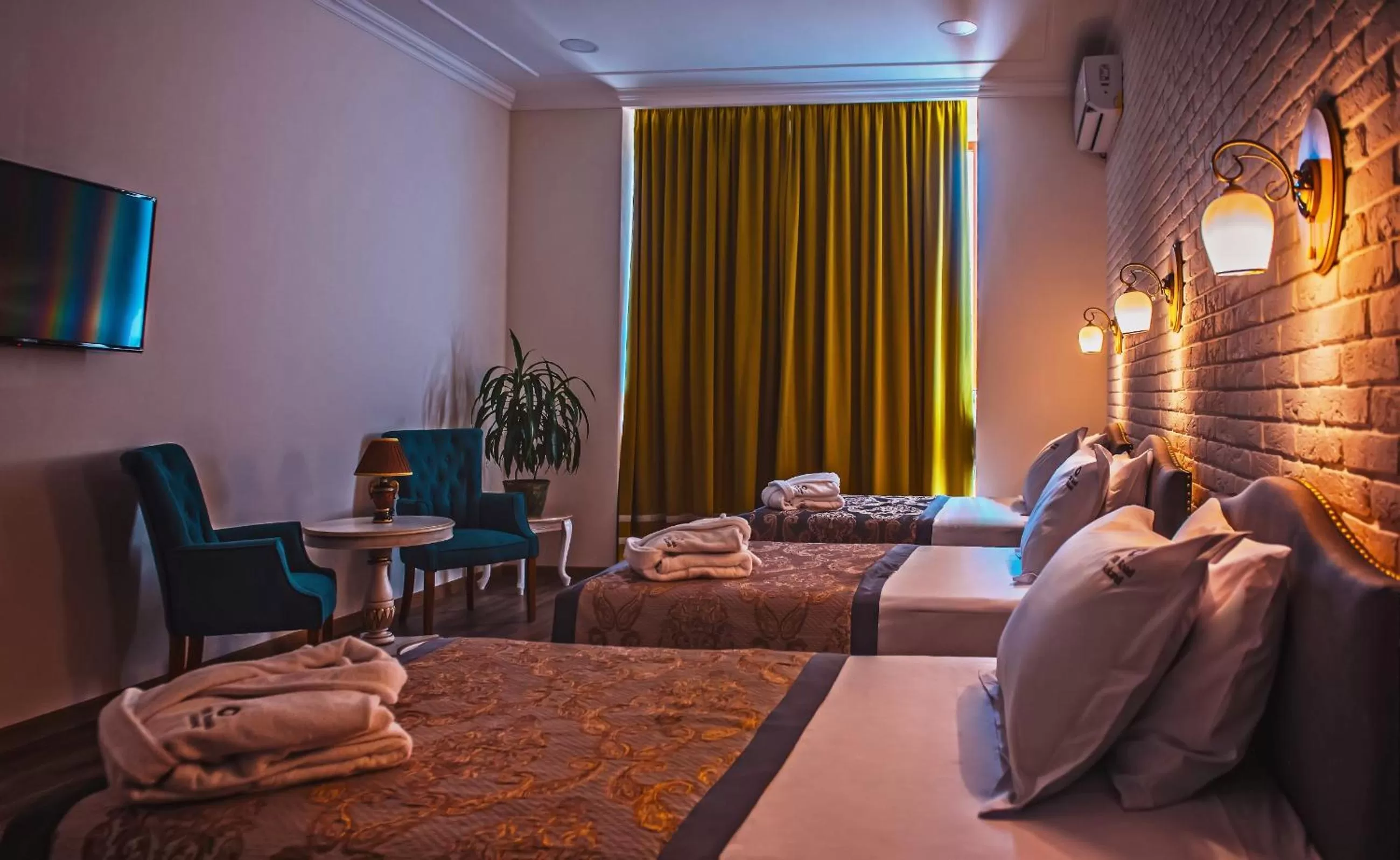 Photo of the whole room, Bed in Silk Road Kokand Hotel