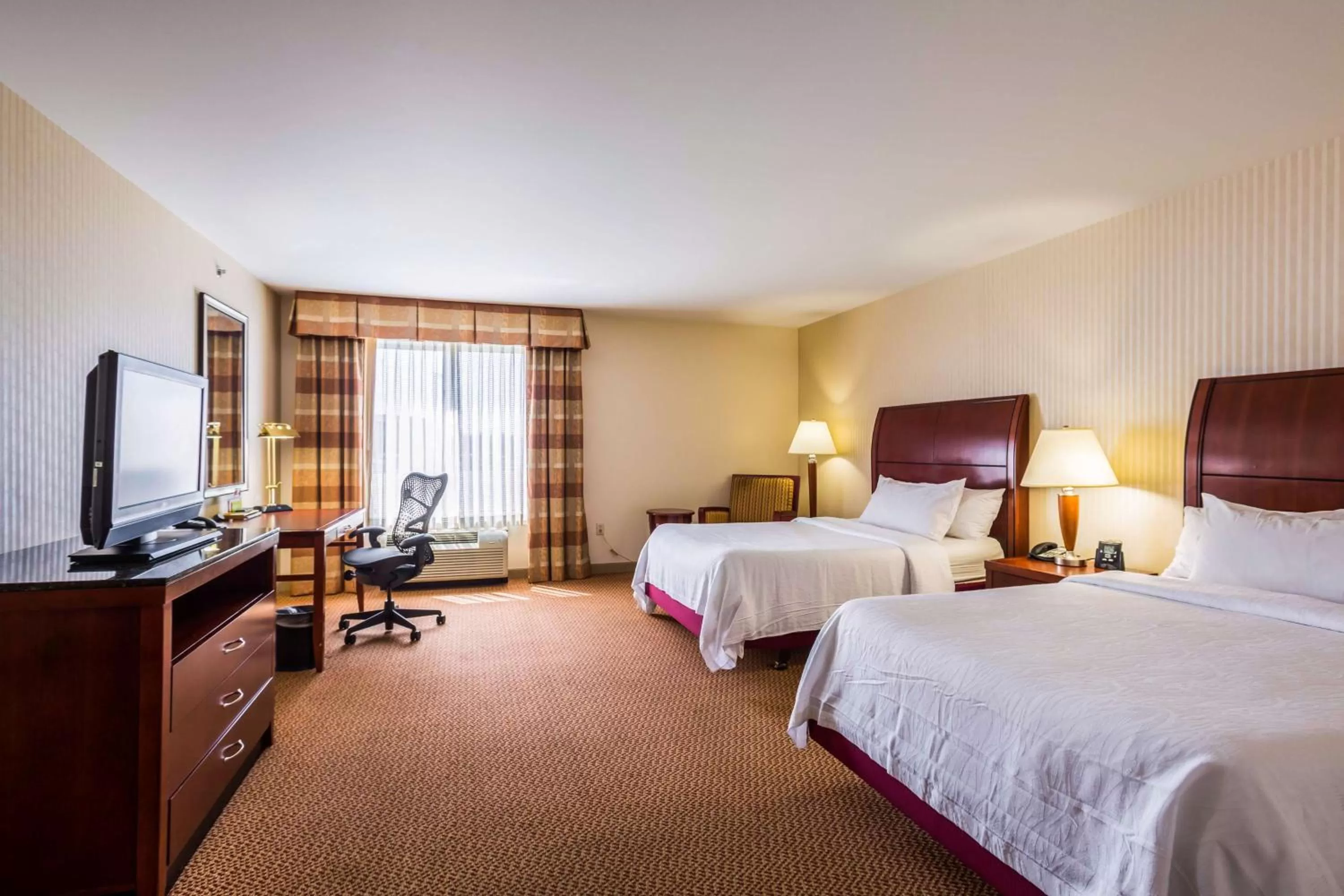 Double Room with Two Double Beds - Disability Access in Hilton Garden Inn Milwaukee Northwest Conference Center