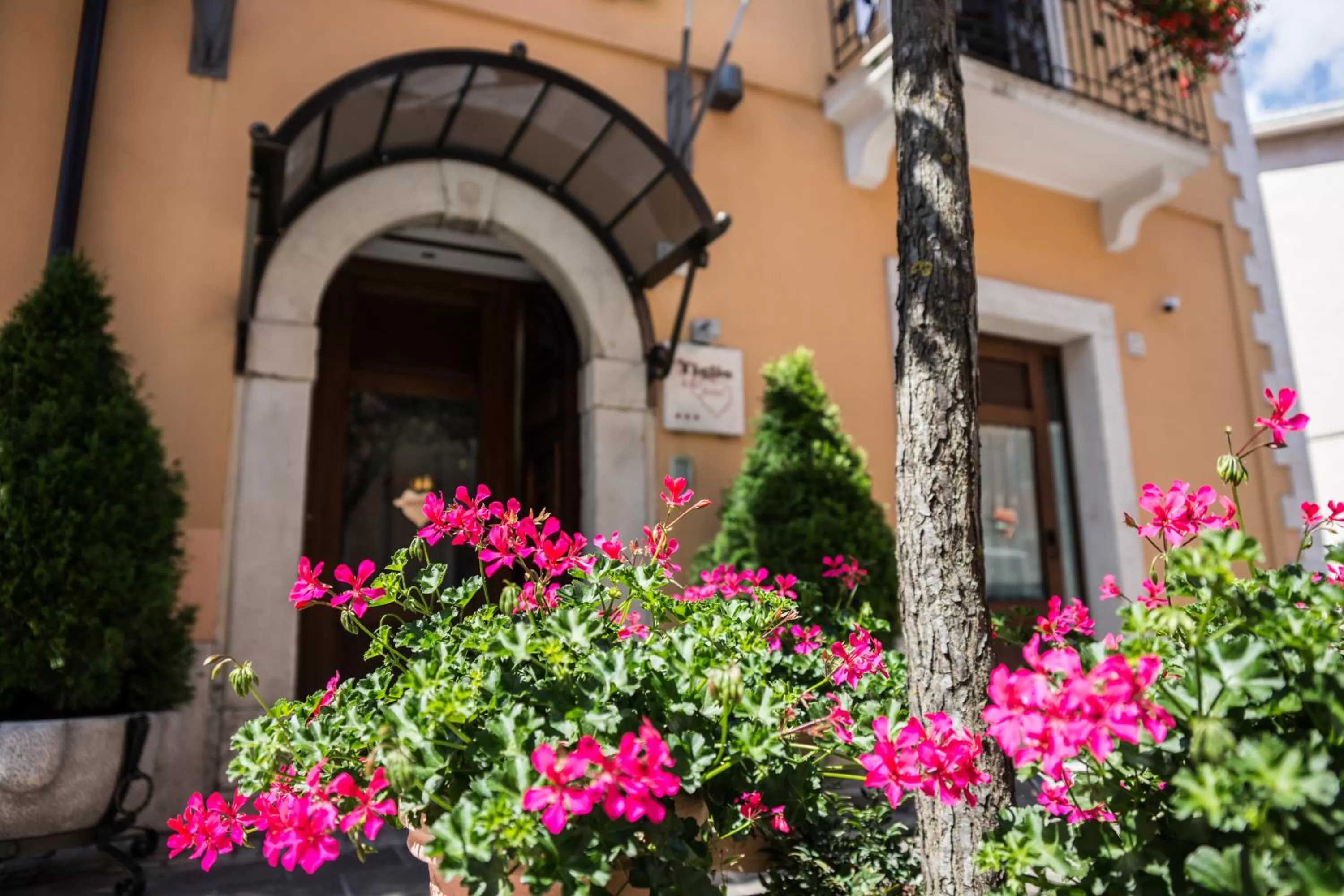 Decorative detail in Hotel Il Tiglio