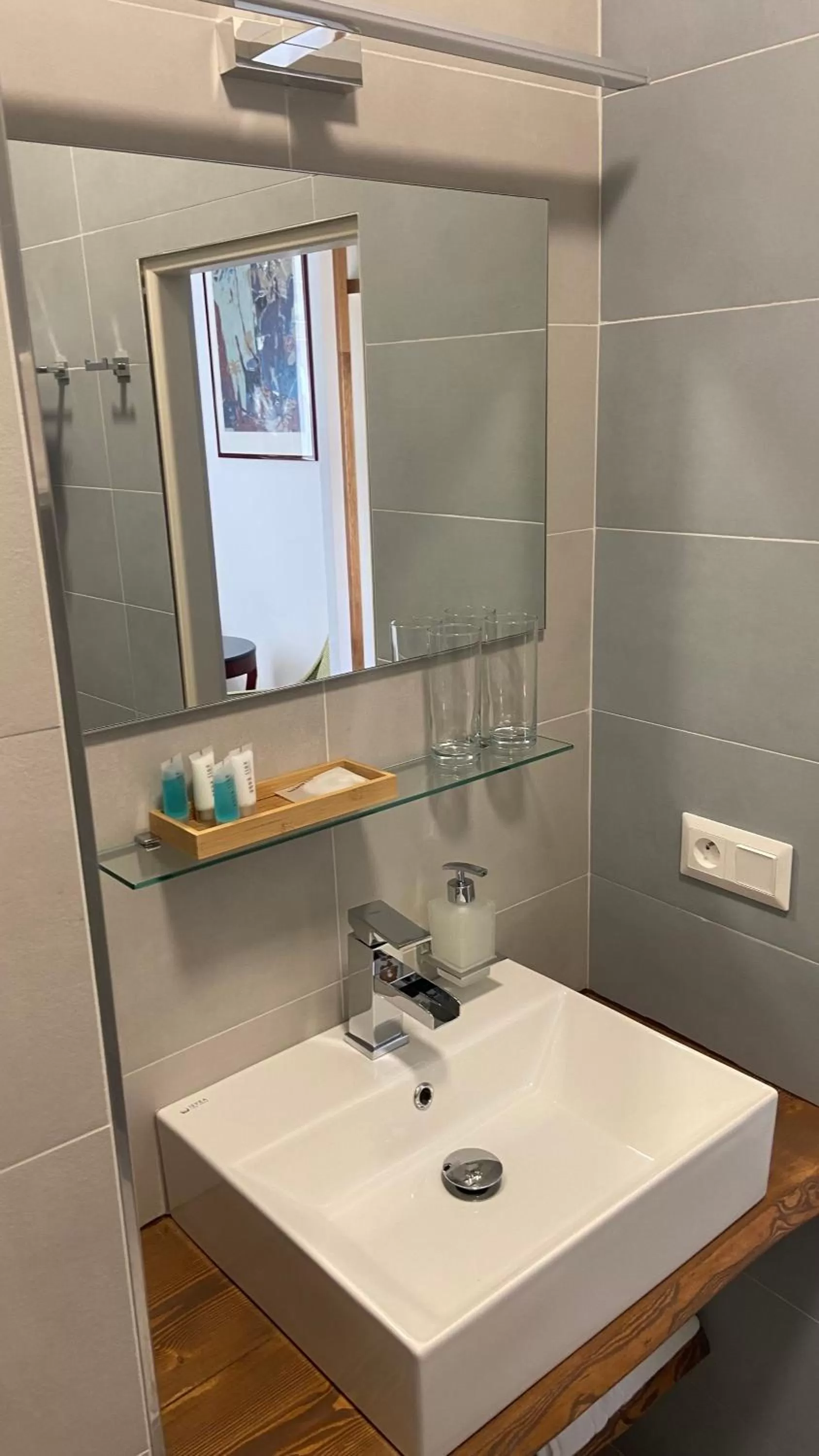 Bathroom in Aparthotel Slezák