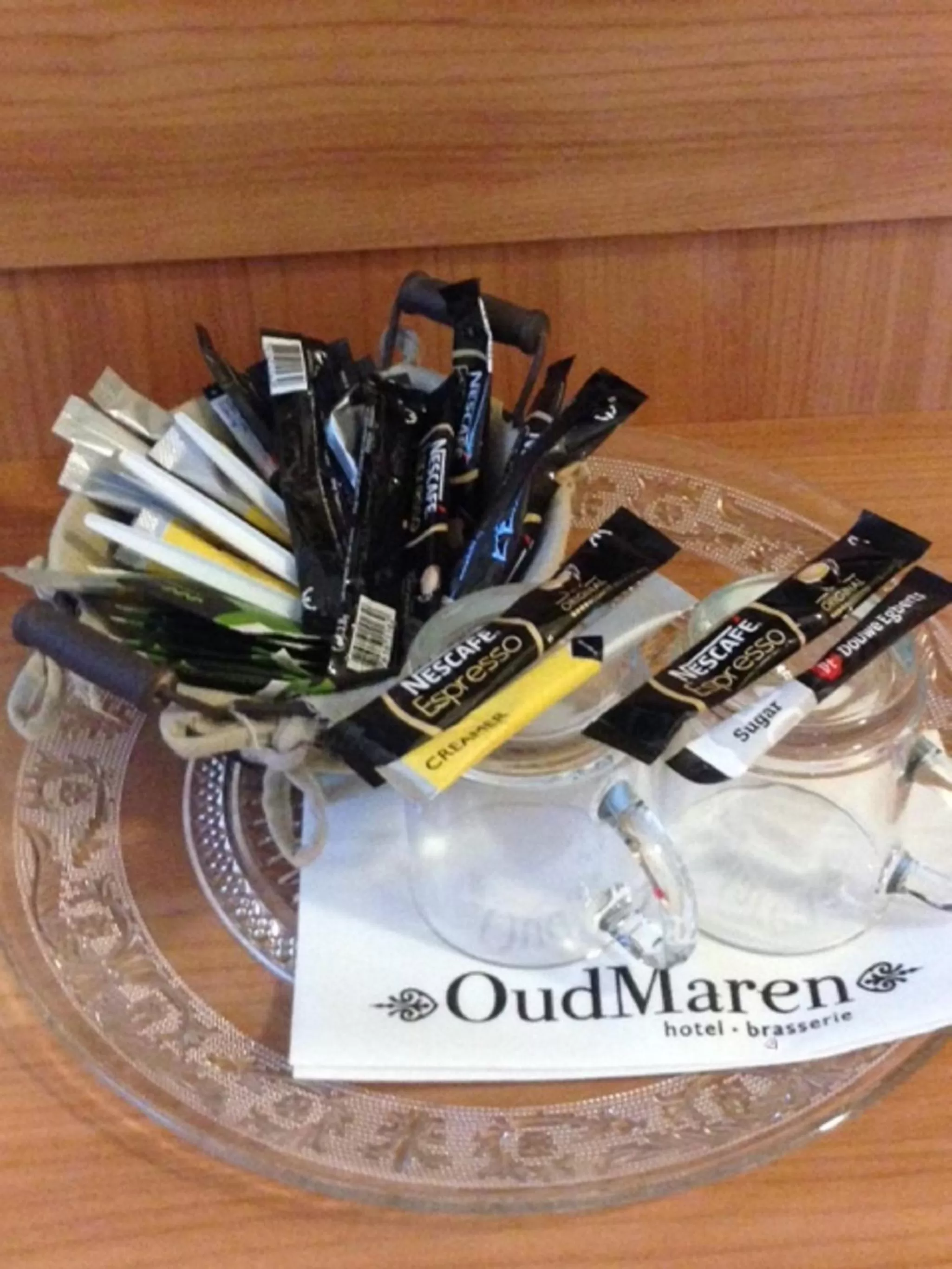 Coffee/tea facilities in Hotel Brasserie Oud Maren