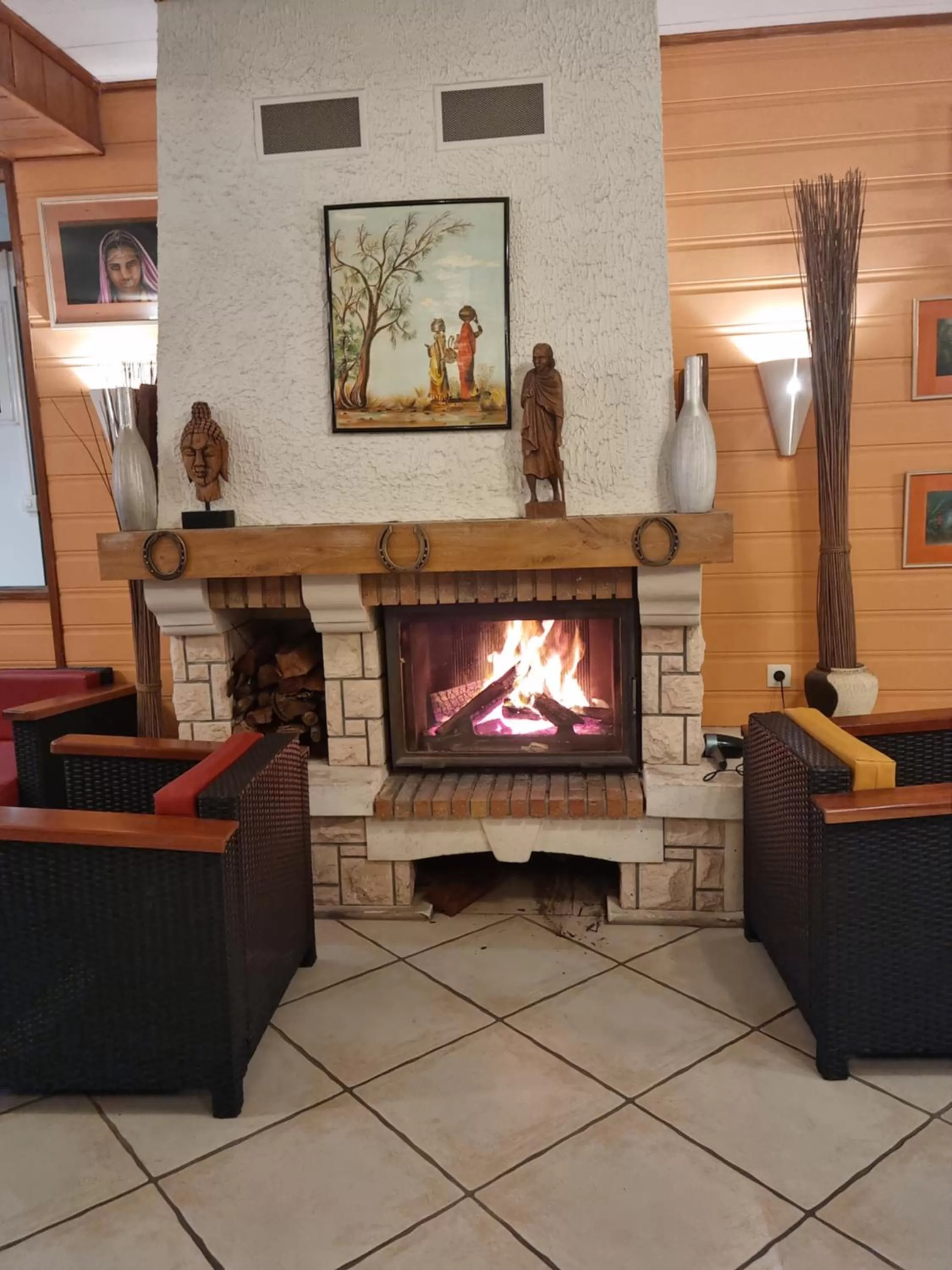 Living room, Seating Area in Hotel Des Neiges