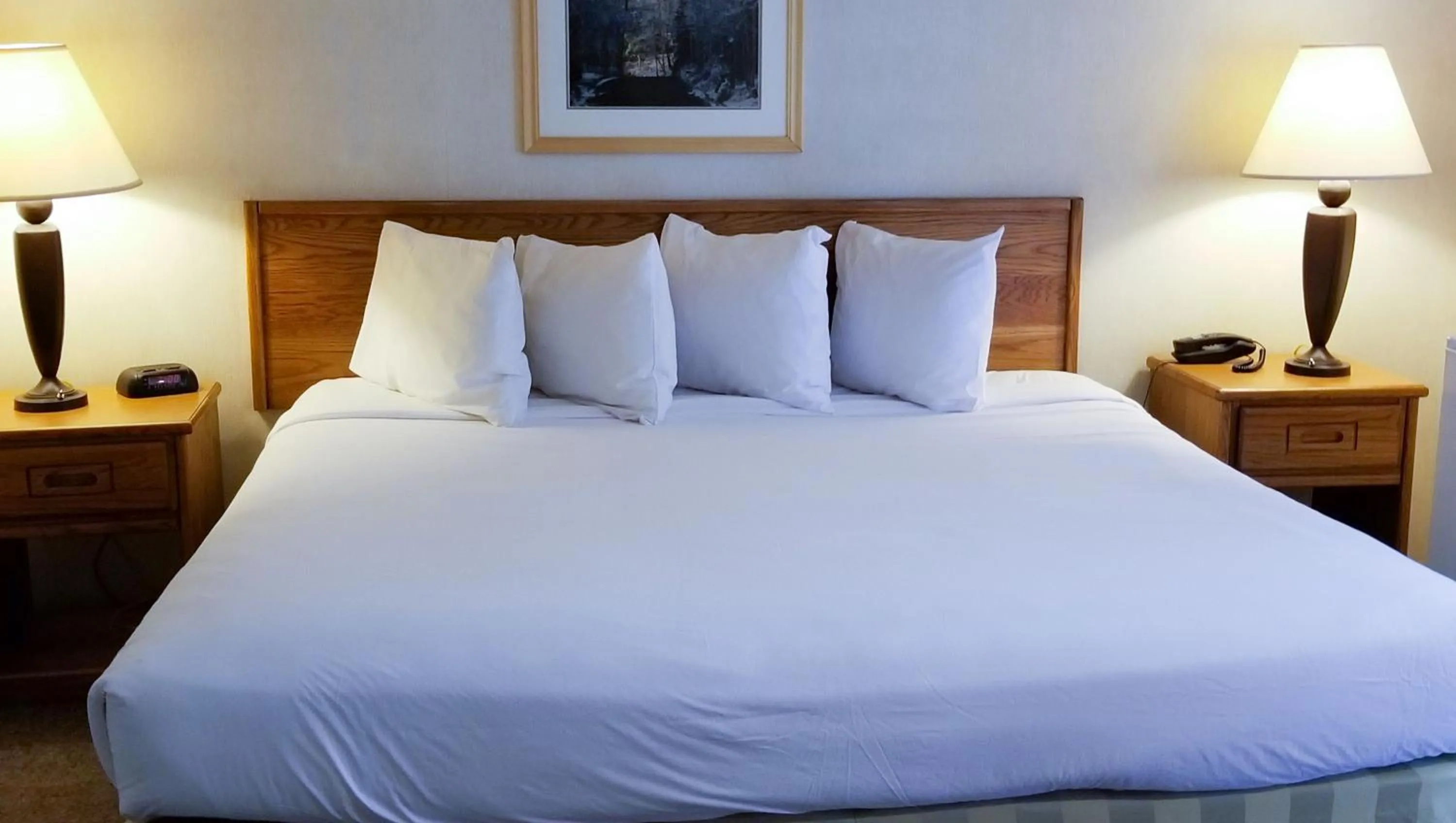 Bed in Magnuson Hotel Ely