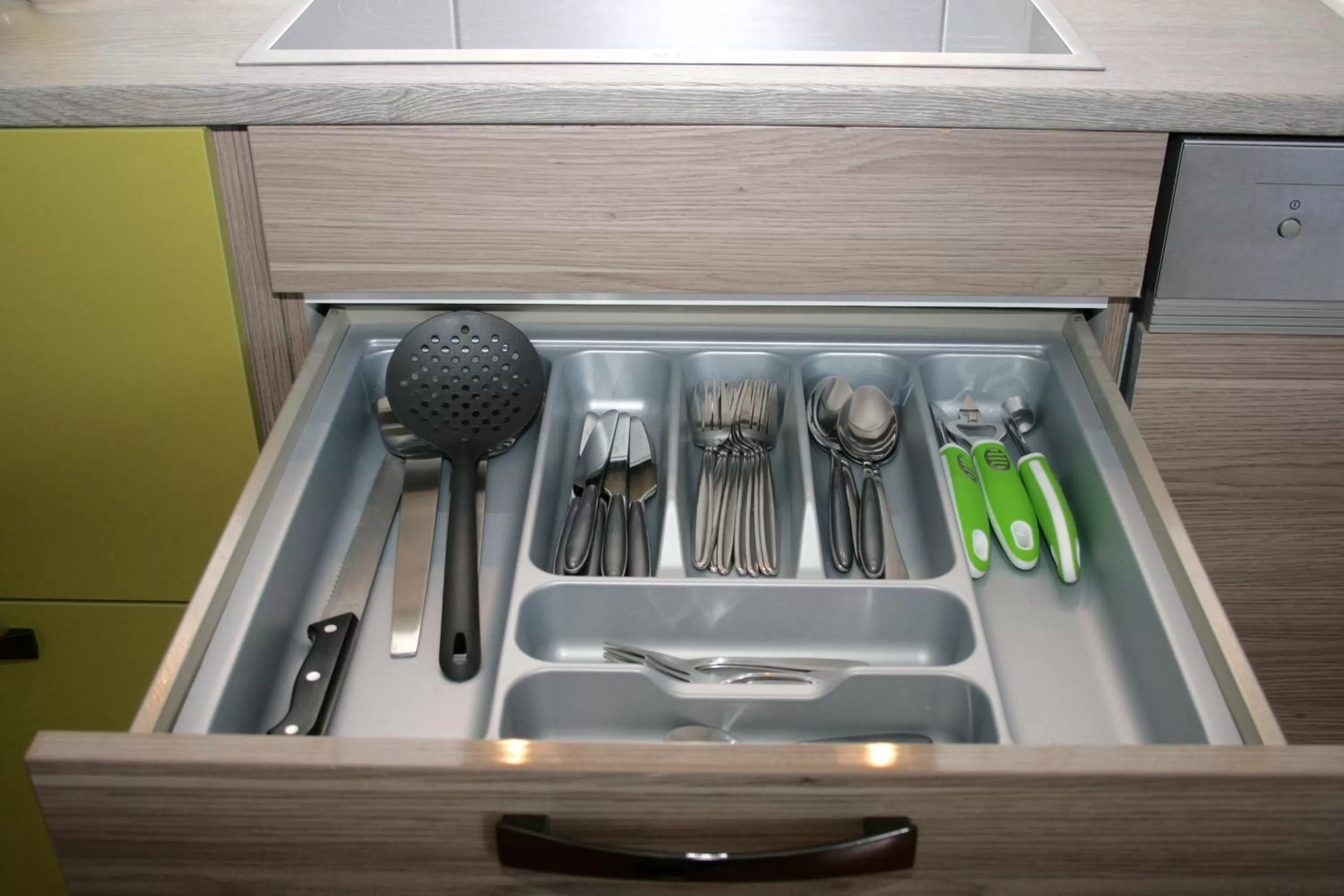 Kitchen/Kitchenette in Gästehaus beim Prinz