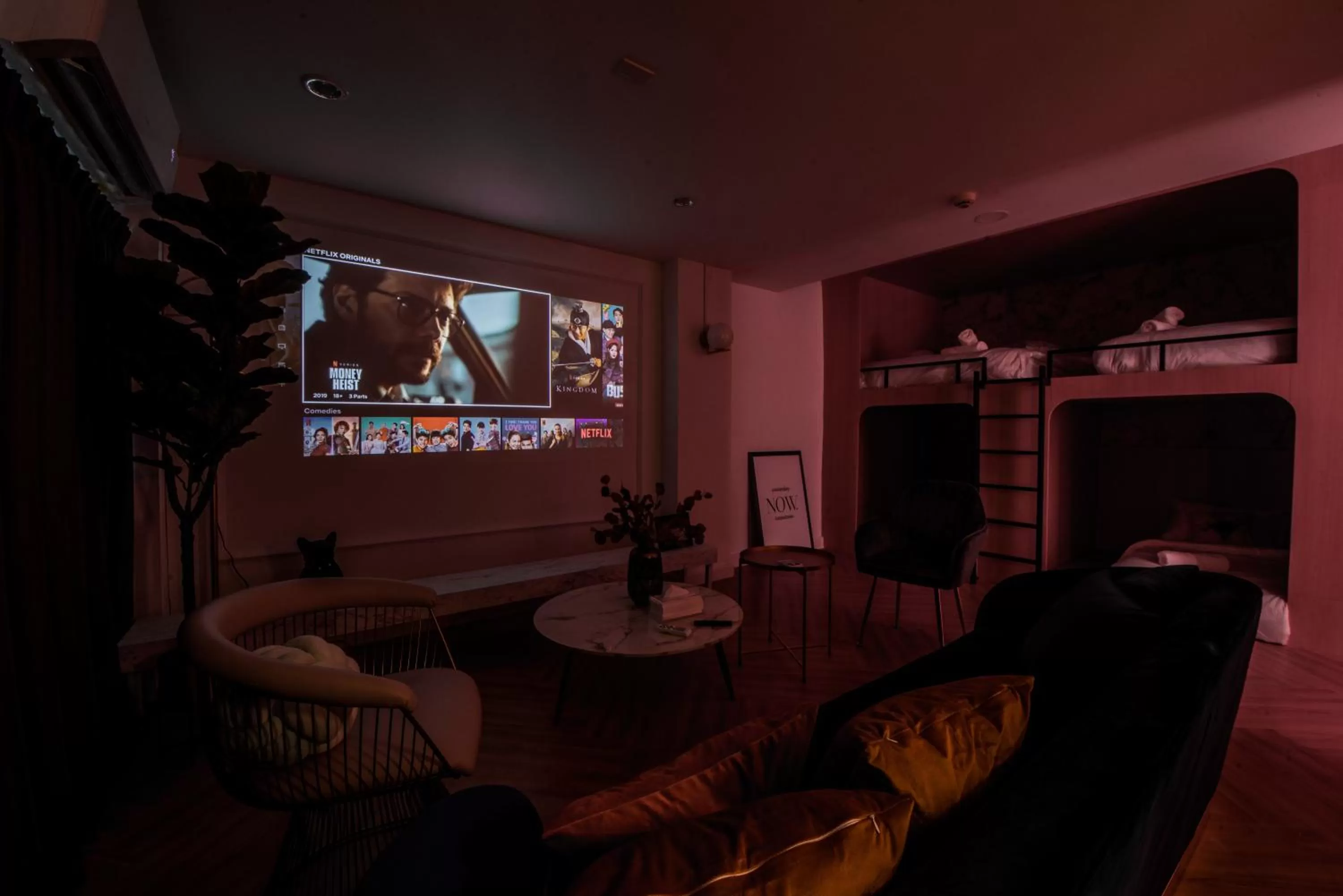 Living room in Theme Boutique Hotel Bangkok