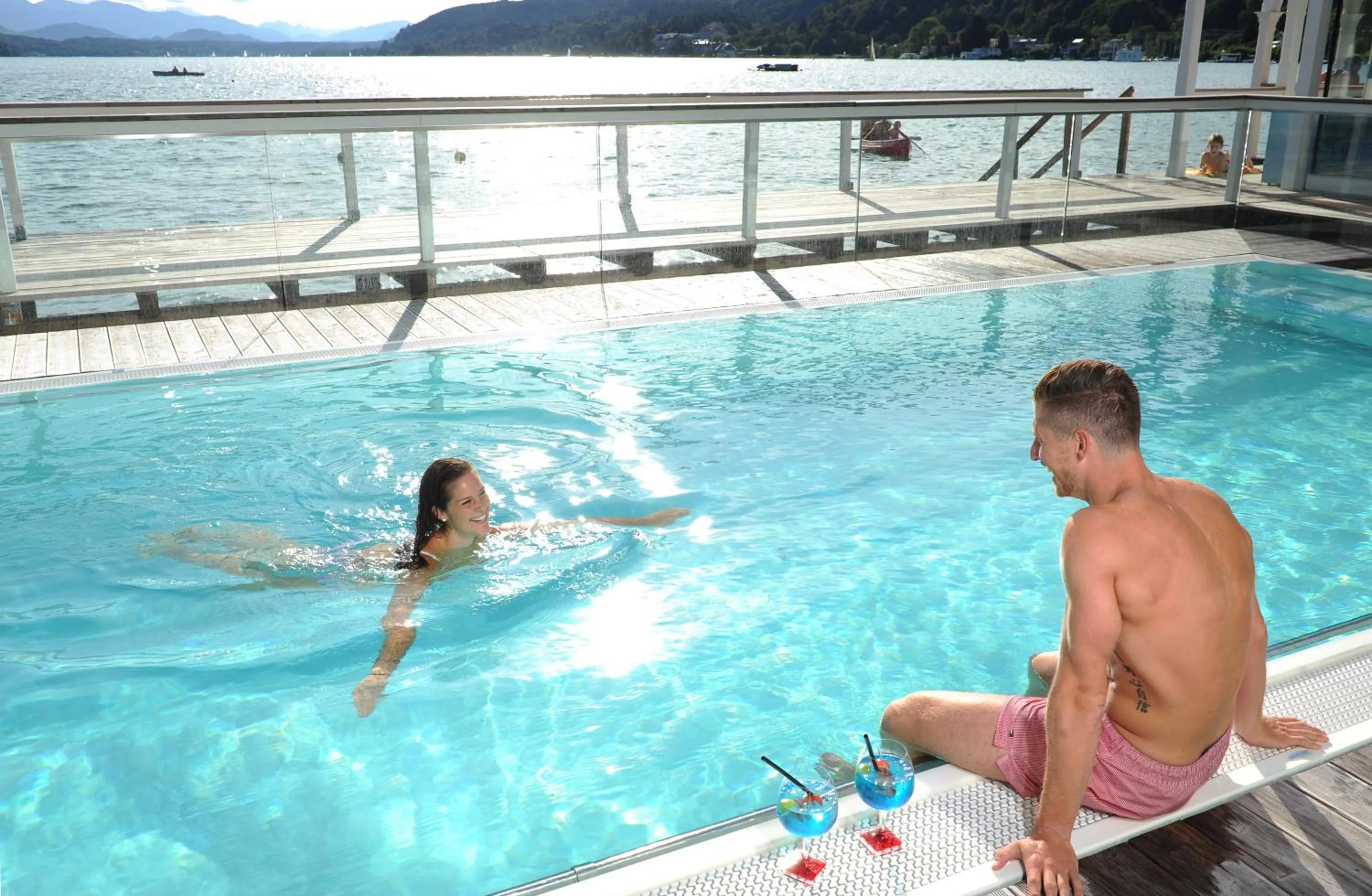 Spa and wellness centre/facilities in Werzers Hotel Resort Pörtschach