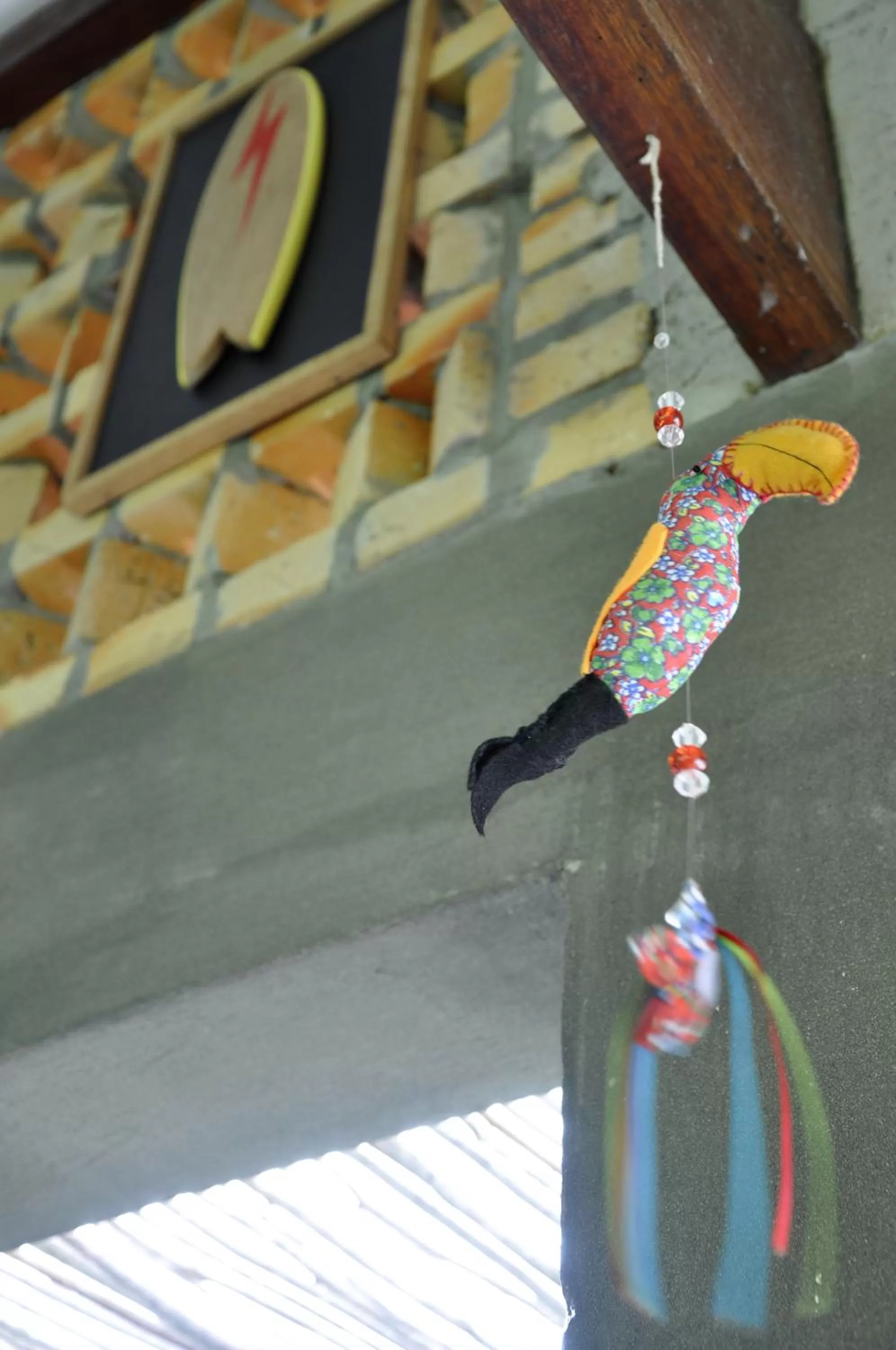 Decorative detail in Pousada Casa de João Kitehouse