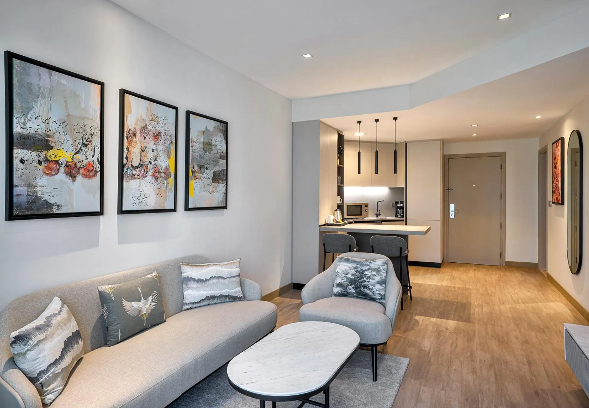 Kitchen or kitchenette in Residence Inn by Marriott Sheikh Zayed Road, Dubai