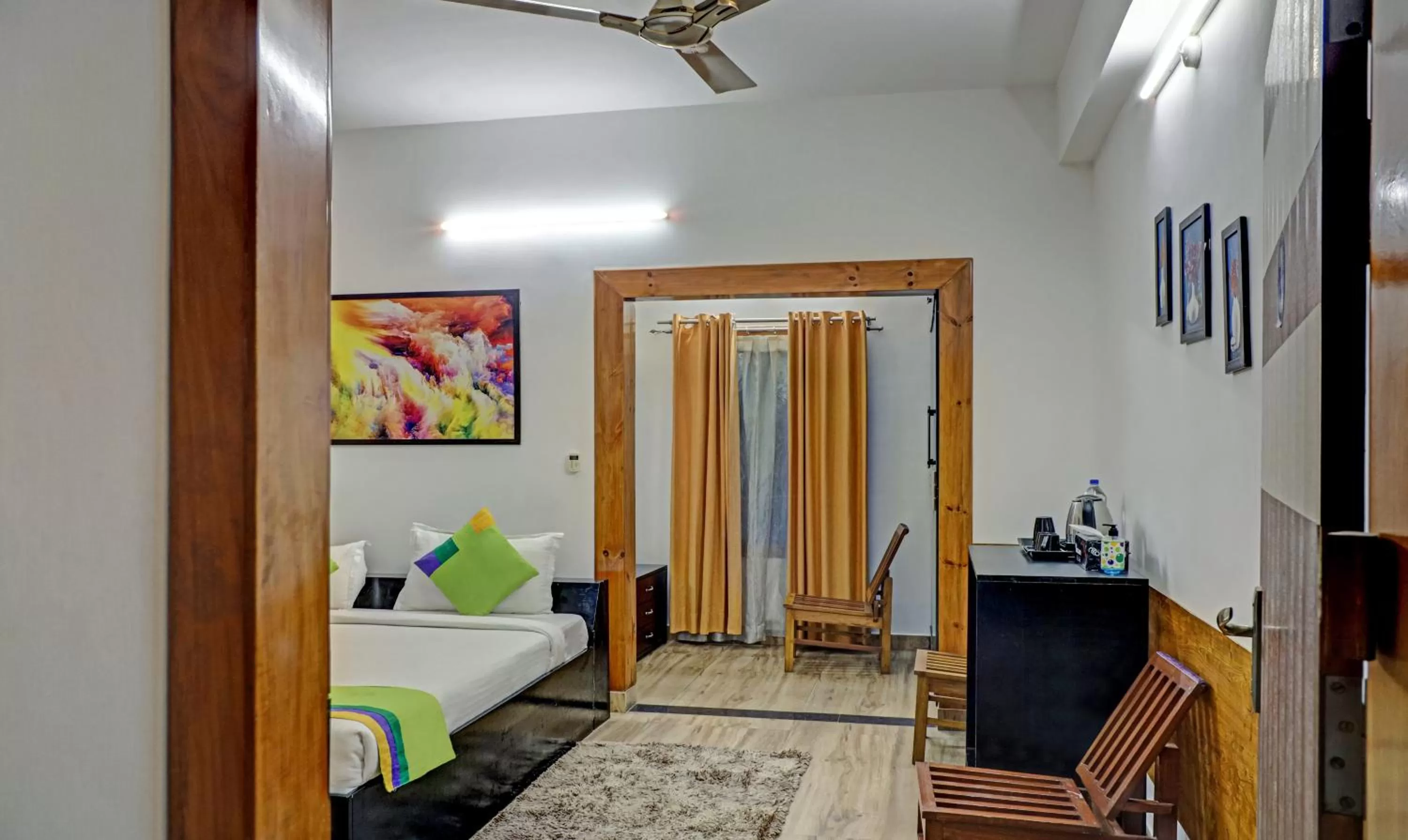 Bedroom, Bed in Treebo Umal Homestay Ganeshguri