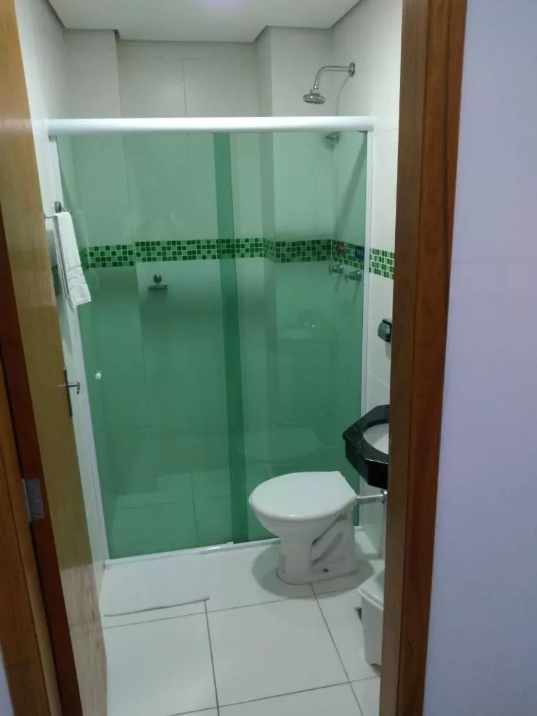 Bathroom in Ágape Hotel De Aparecida