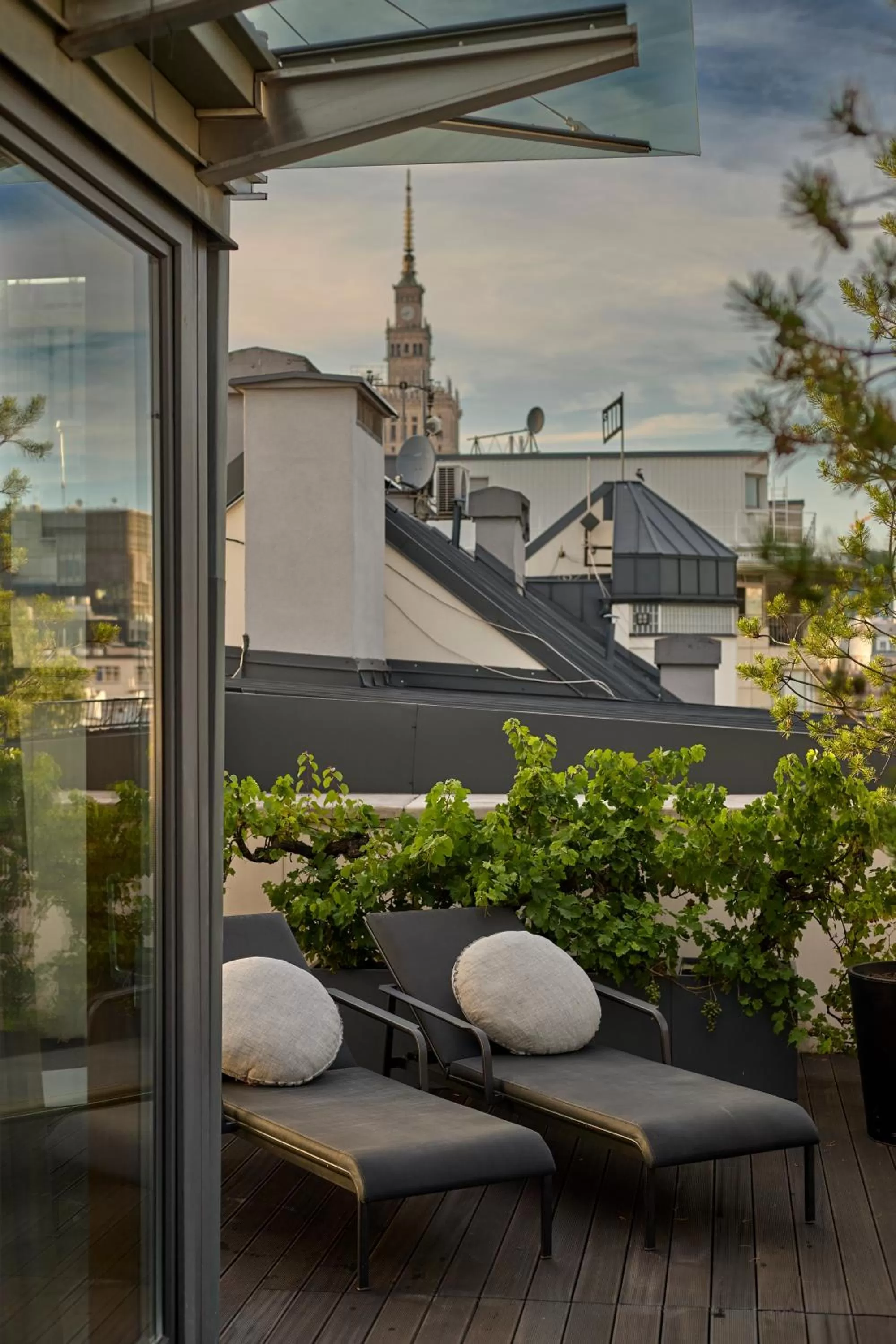 Balcony/Terrace in H15 Boutique Hotel, Warsaw, a Member of Design Hotels