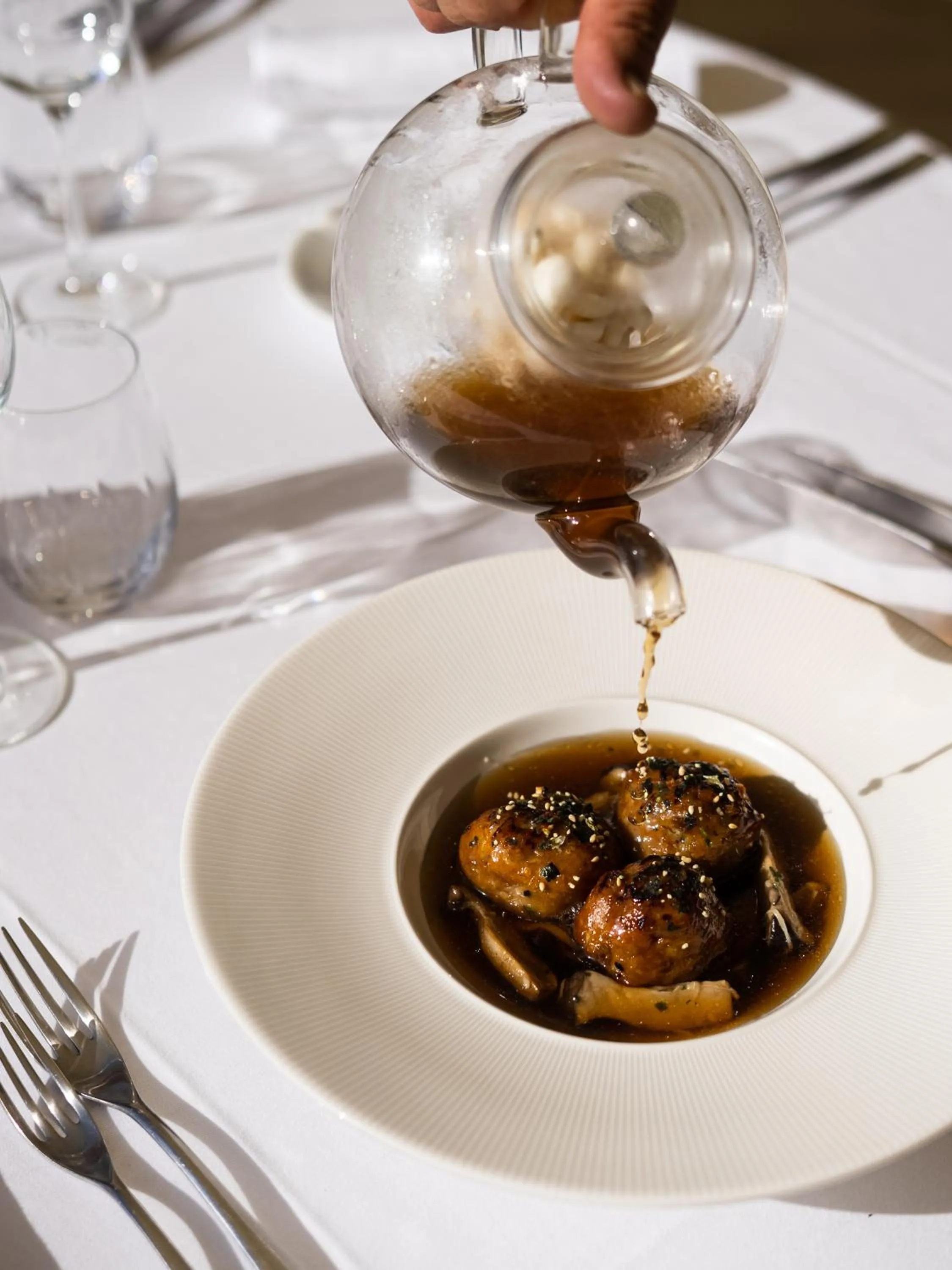 Restaurant/places to eat in Hotel Restaurant La Vague de Saint Paul