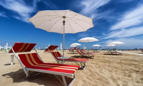 Beach in Sovrana Hotel & SPA