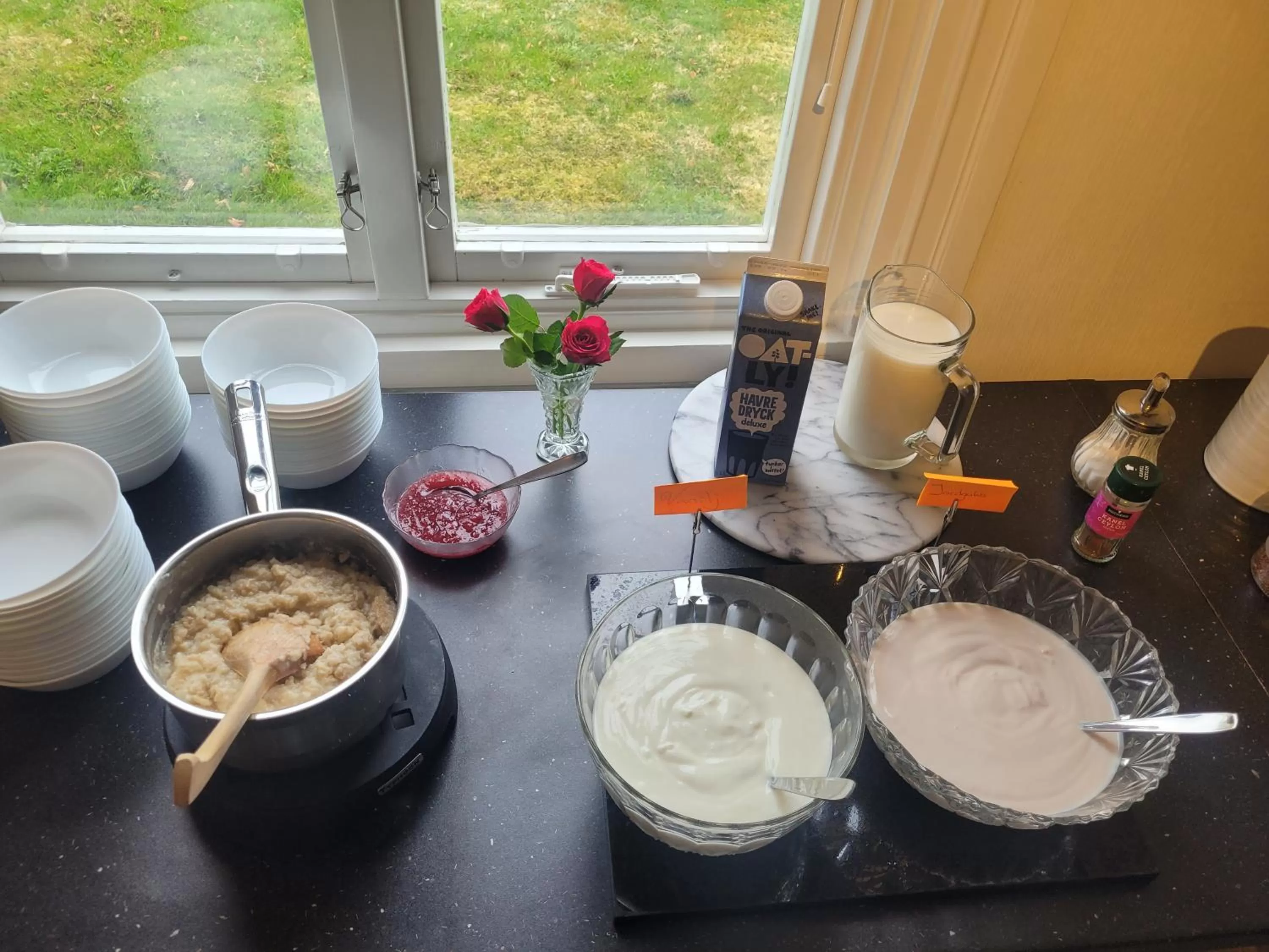 Kitchen or kitchenette in KvarnDammens Bed & Breakfast