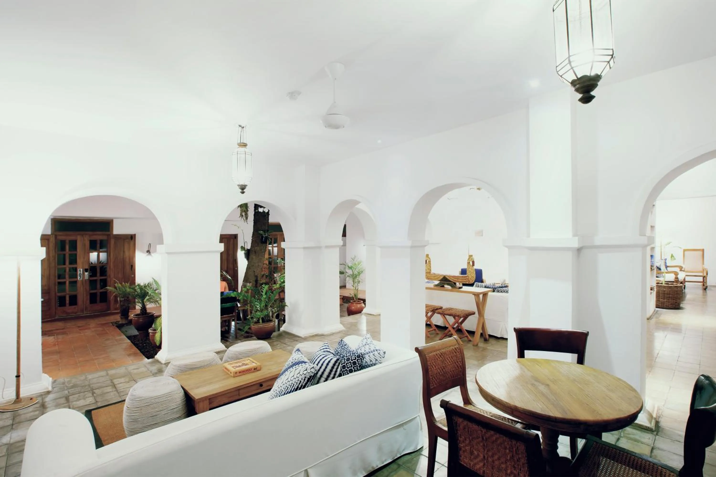 Communal lounge/ TV room in Adhisthana Hotel Yogyakarta