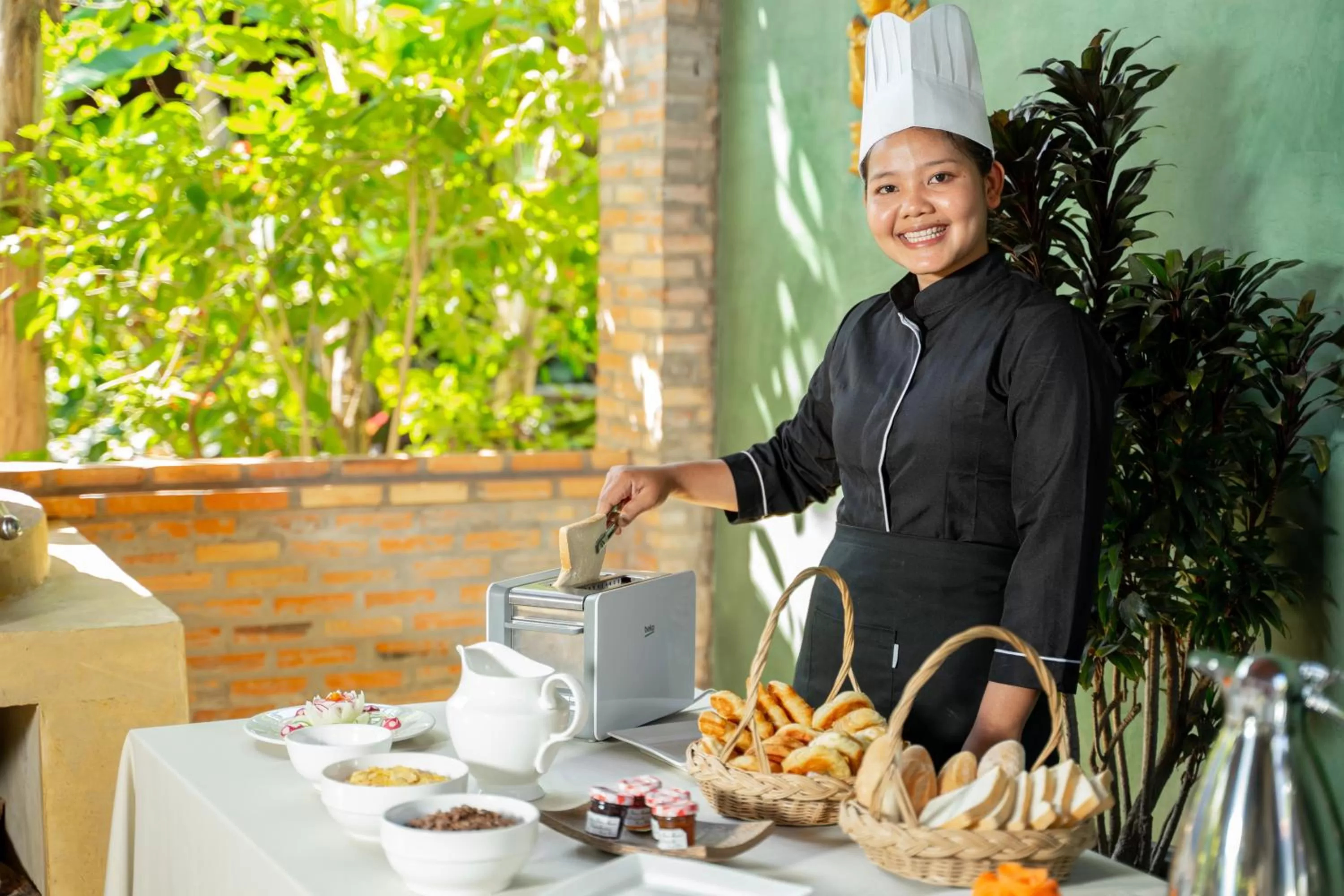Staff in Authentic Khmer Village Resort