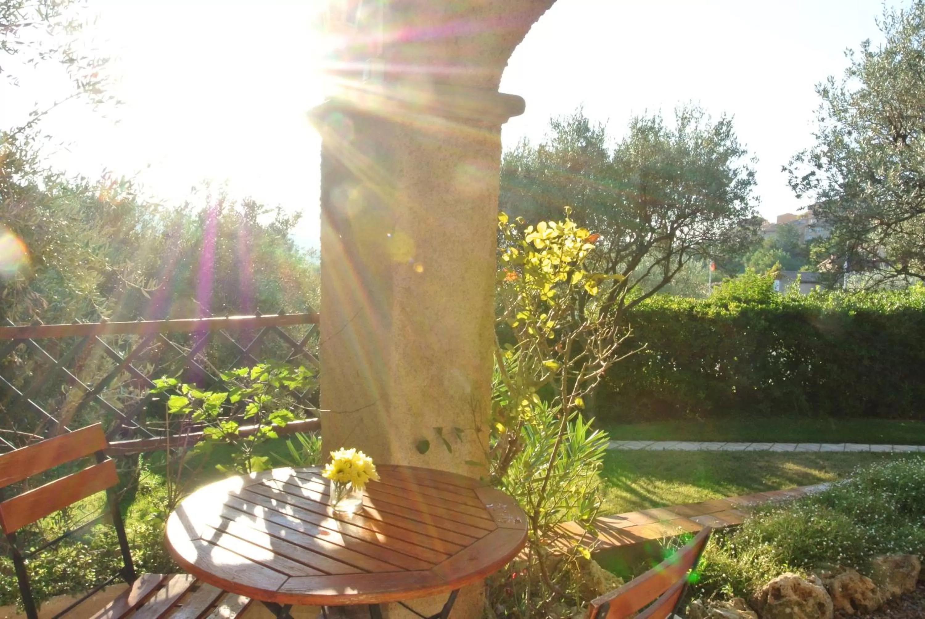 Patio in La Vieille Bastide