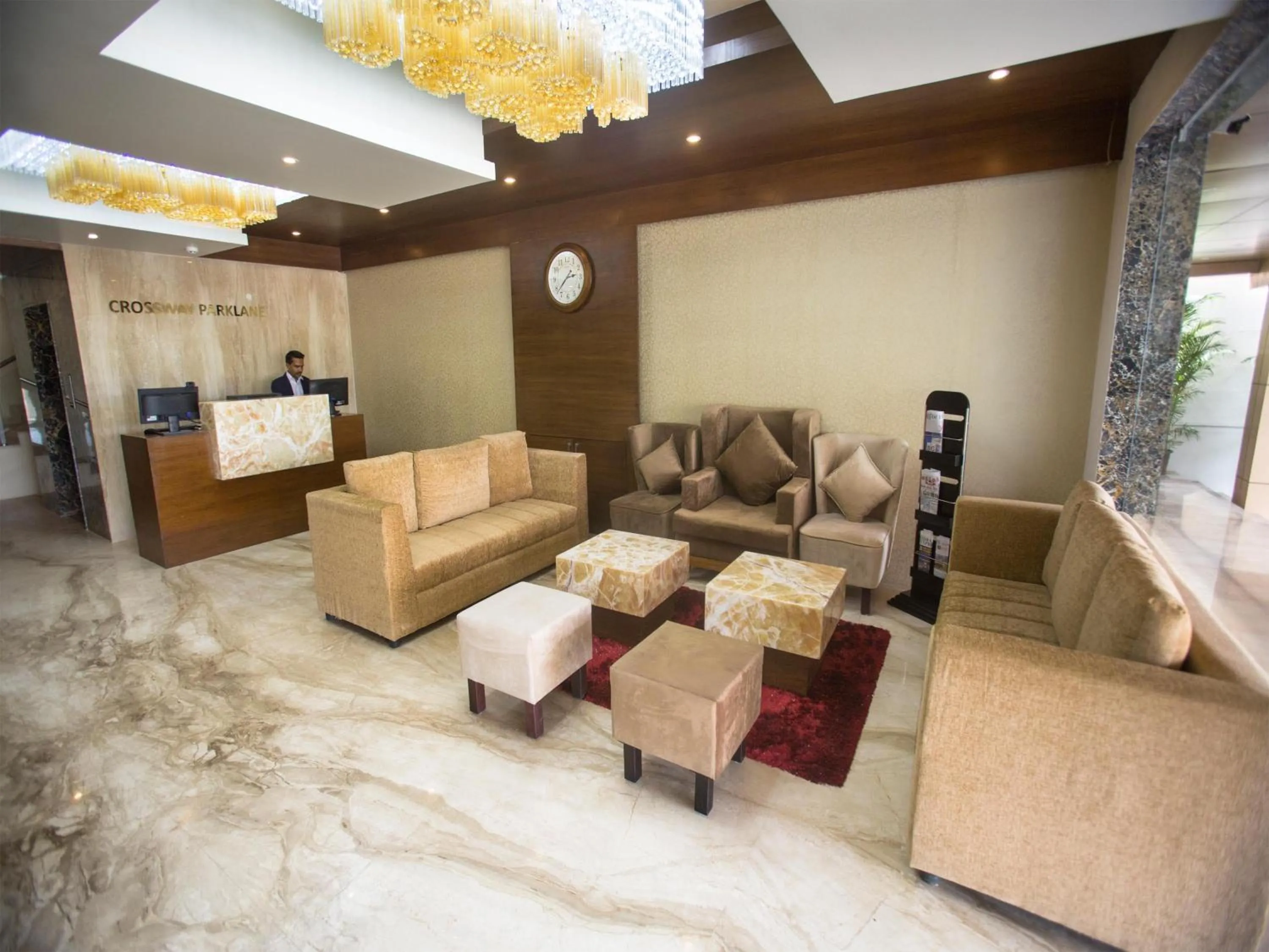 Lobby or reception in ST Parklane Airport Hotel Chennai