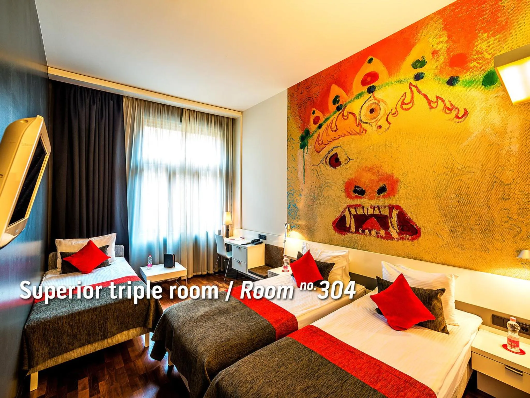 Bedroom, Bed in Bohem Art Hotel