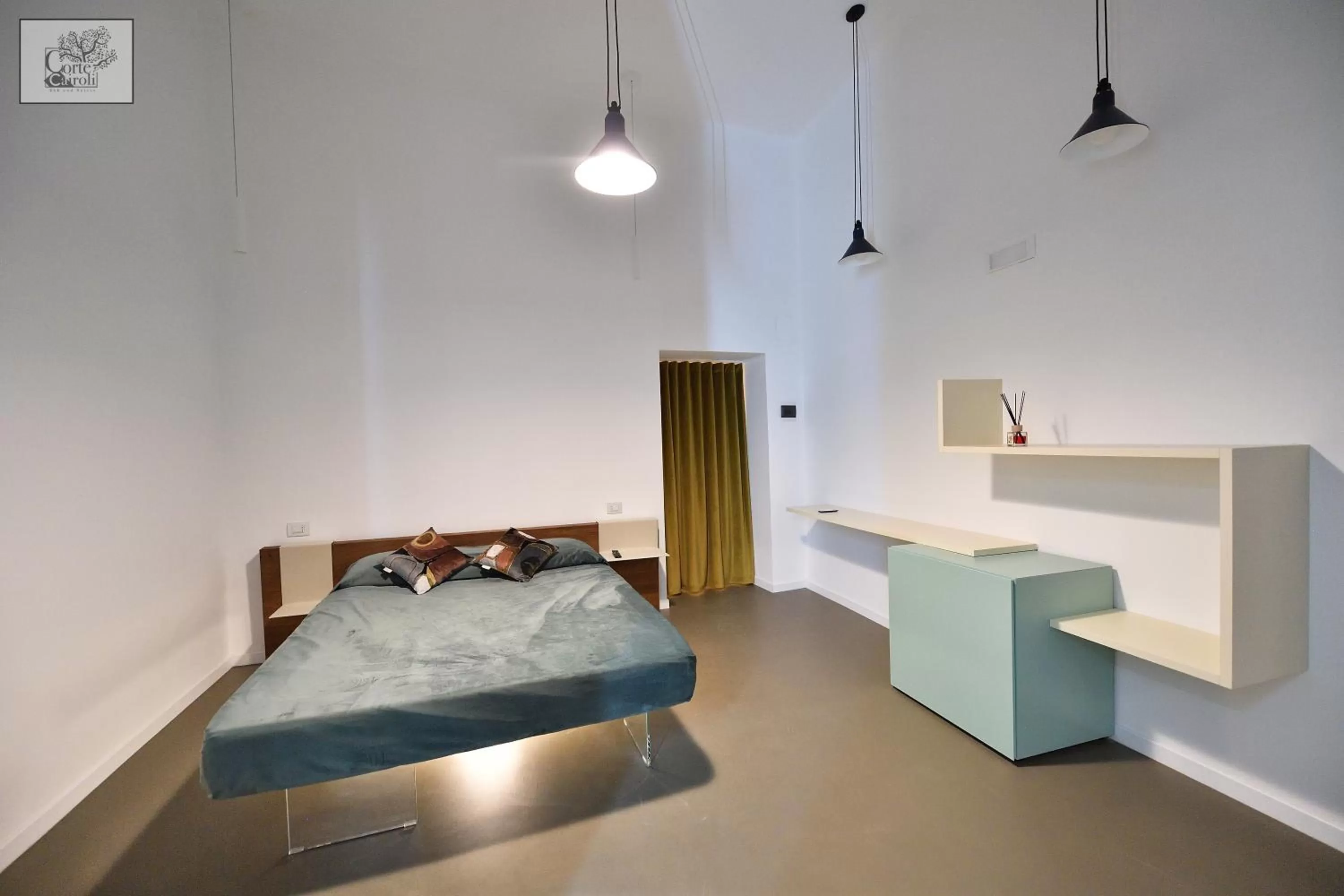 Bed in Corte Cairoli B&B and Suites