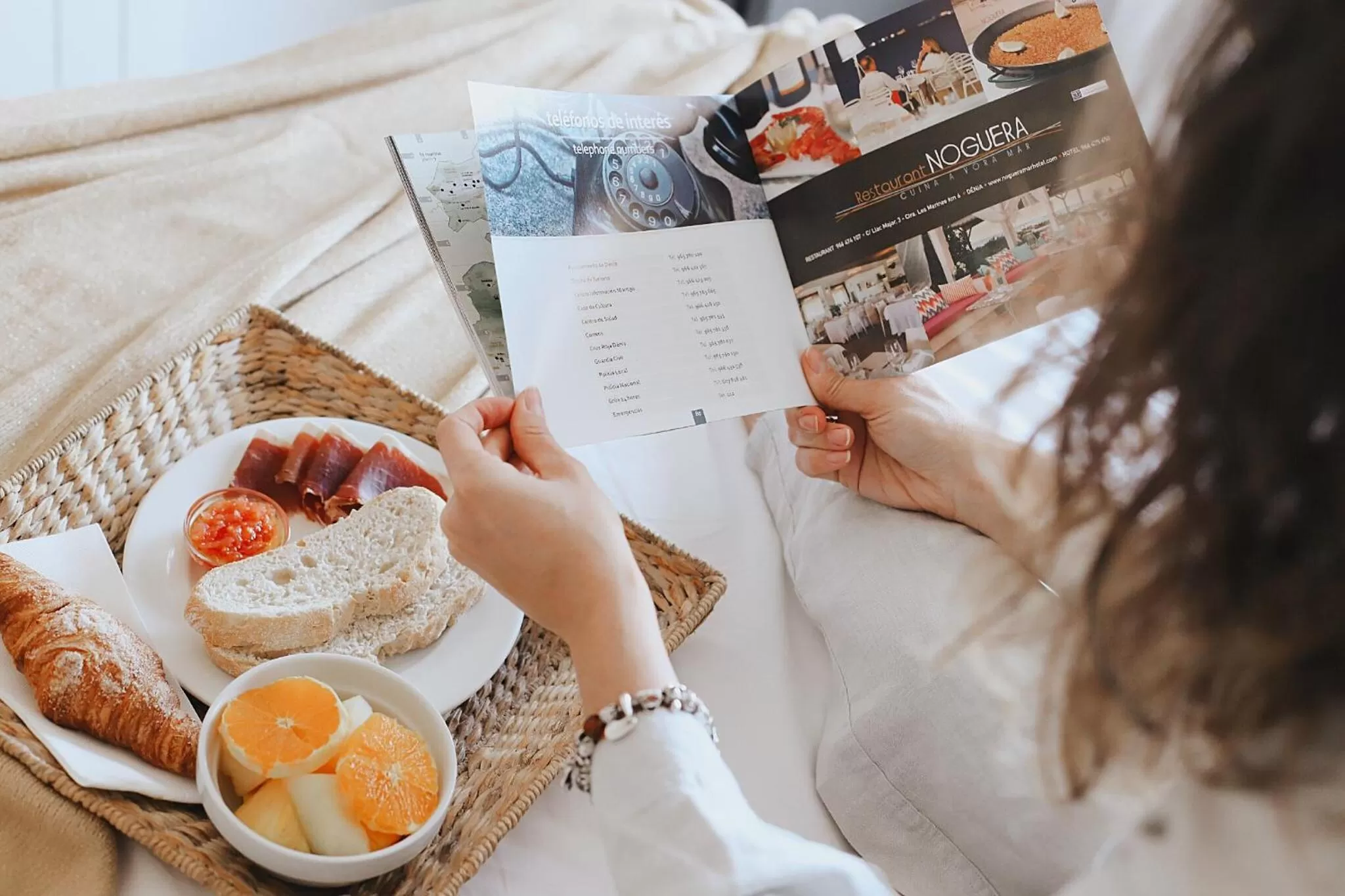 Continental breakfast in Hotel Noguera Mar